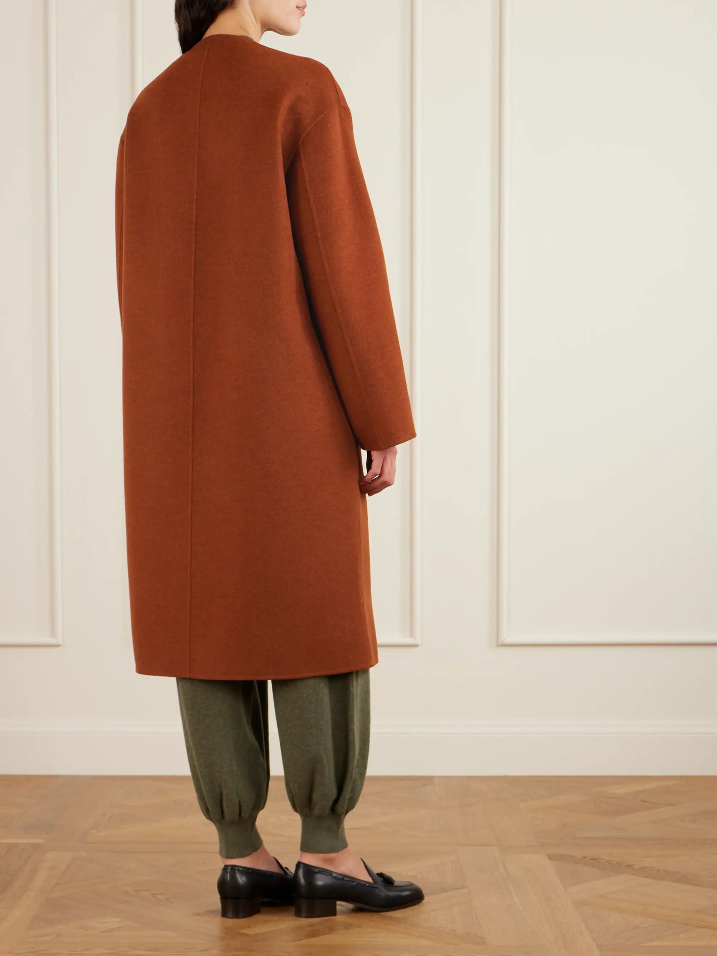 Boris Double-breasted Cashmere Coat