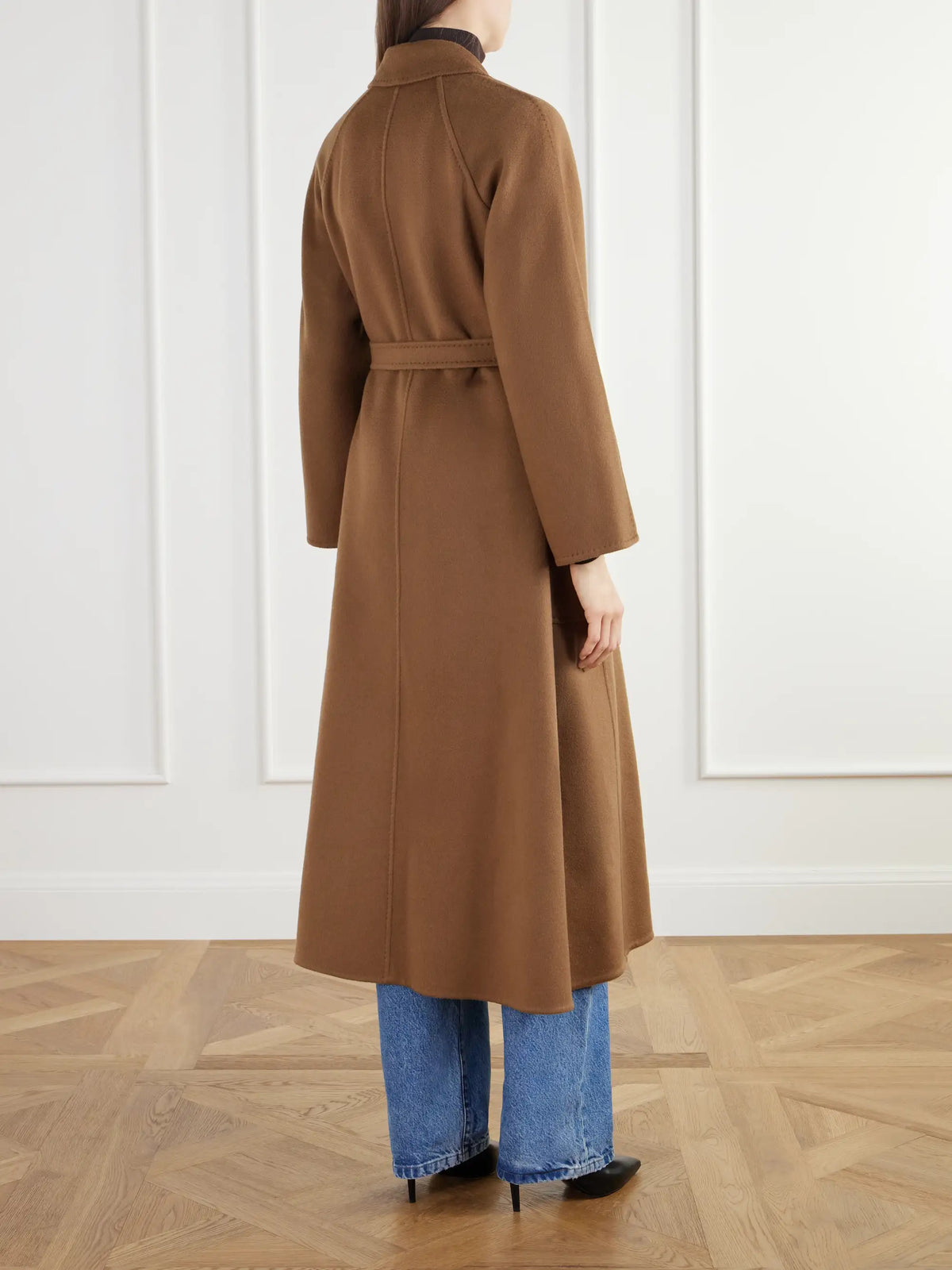 Max Mara Trenna Belted Cashmere-flannel Coat
