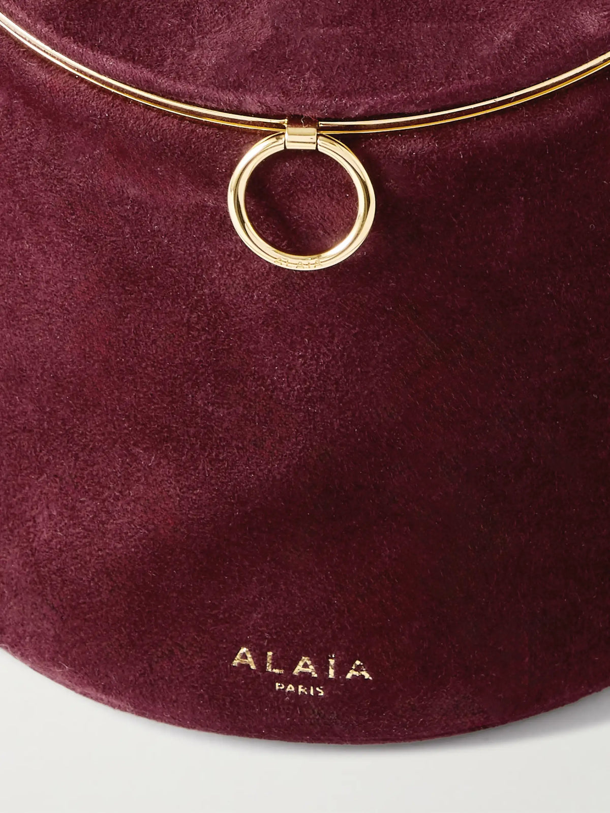 La Canette Small Suede Shoulder Bag