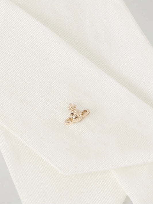 Vivienne Westwood Julia Bow-detailed Embellished Twill Hair Clip