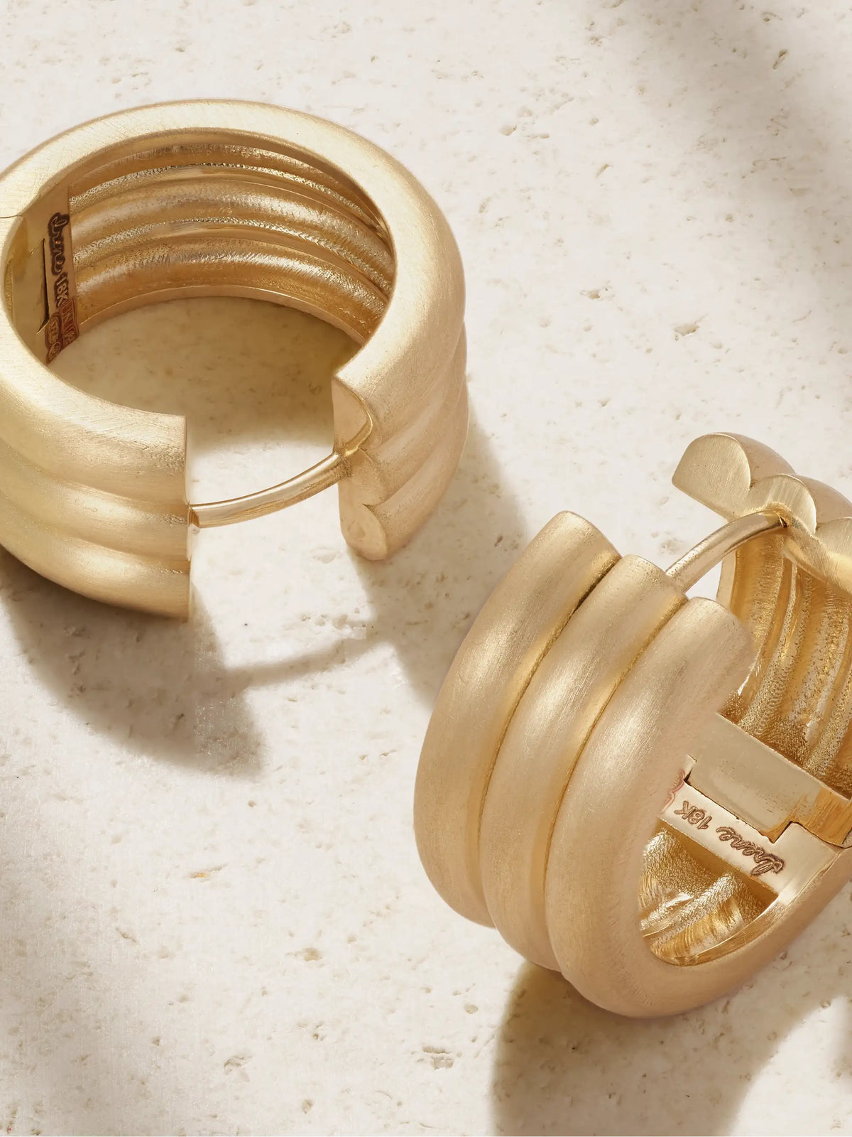 18-karat Gold Hoop Earrings