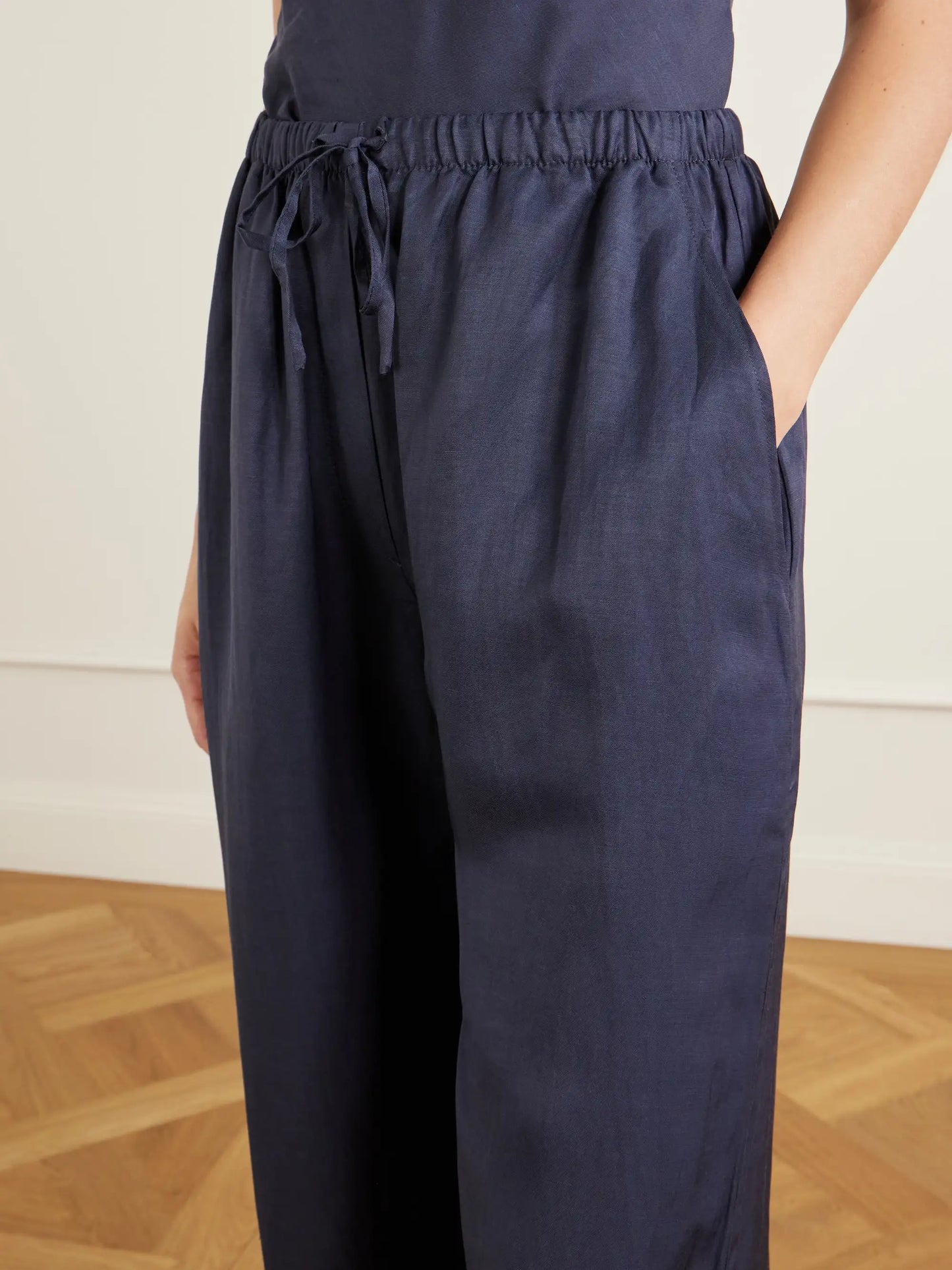Daniel Satin Wide-leg Pants
