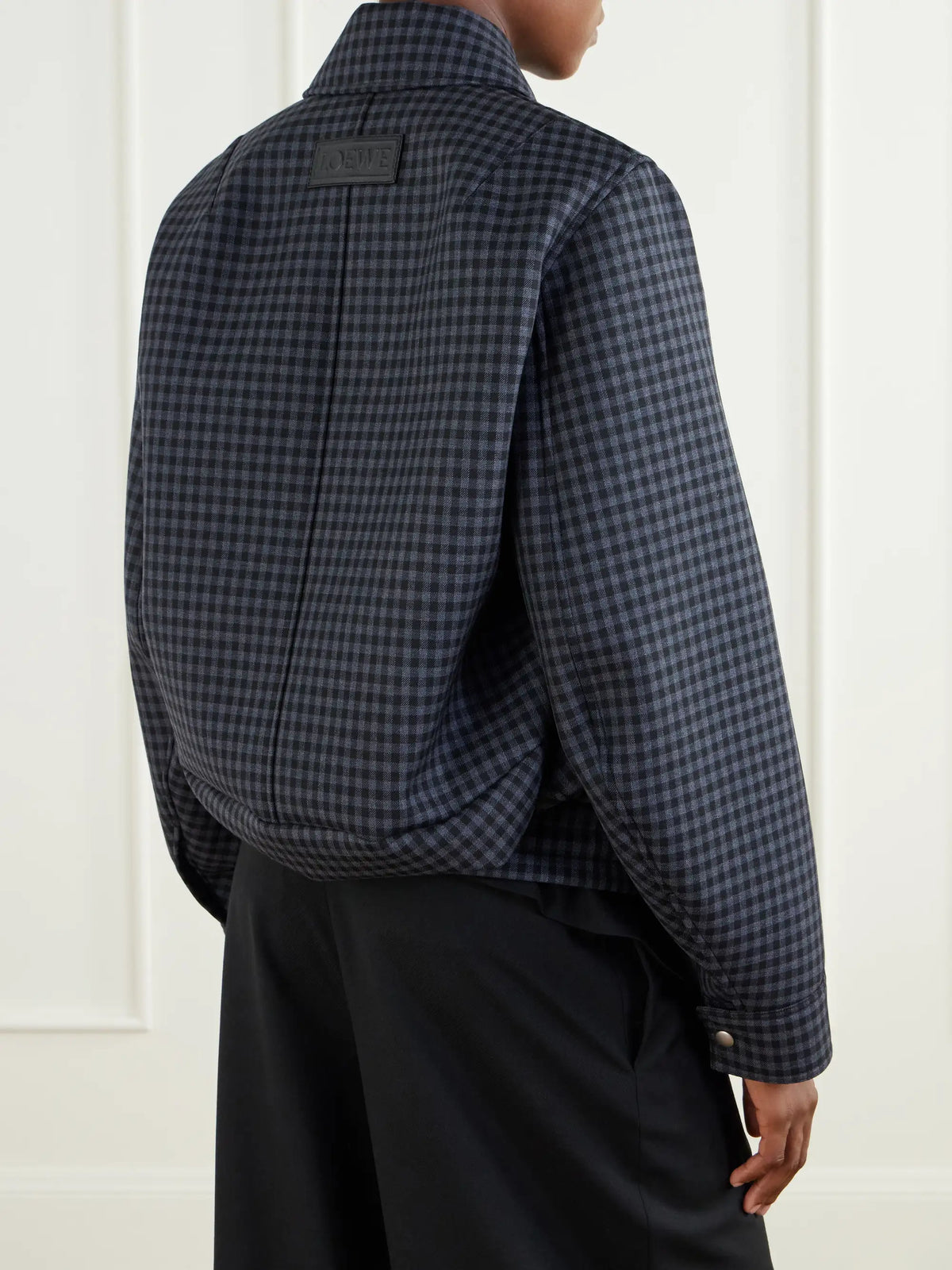 LOEWE Checked Wool-blend Jacket