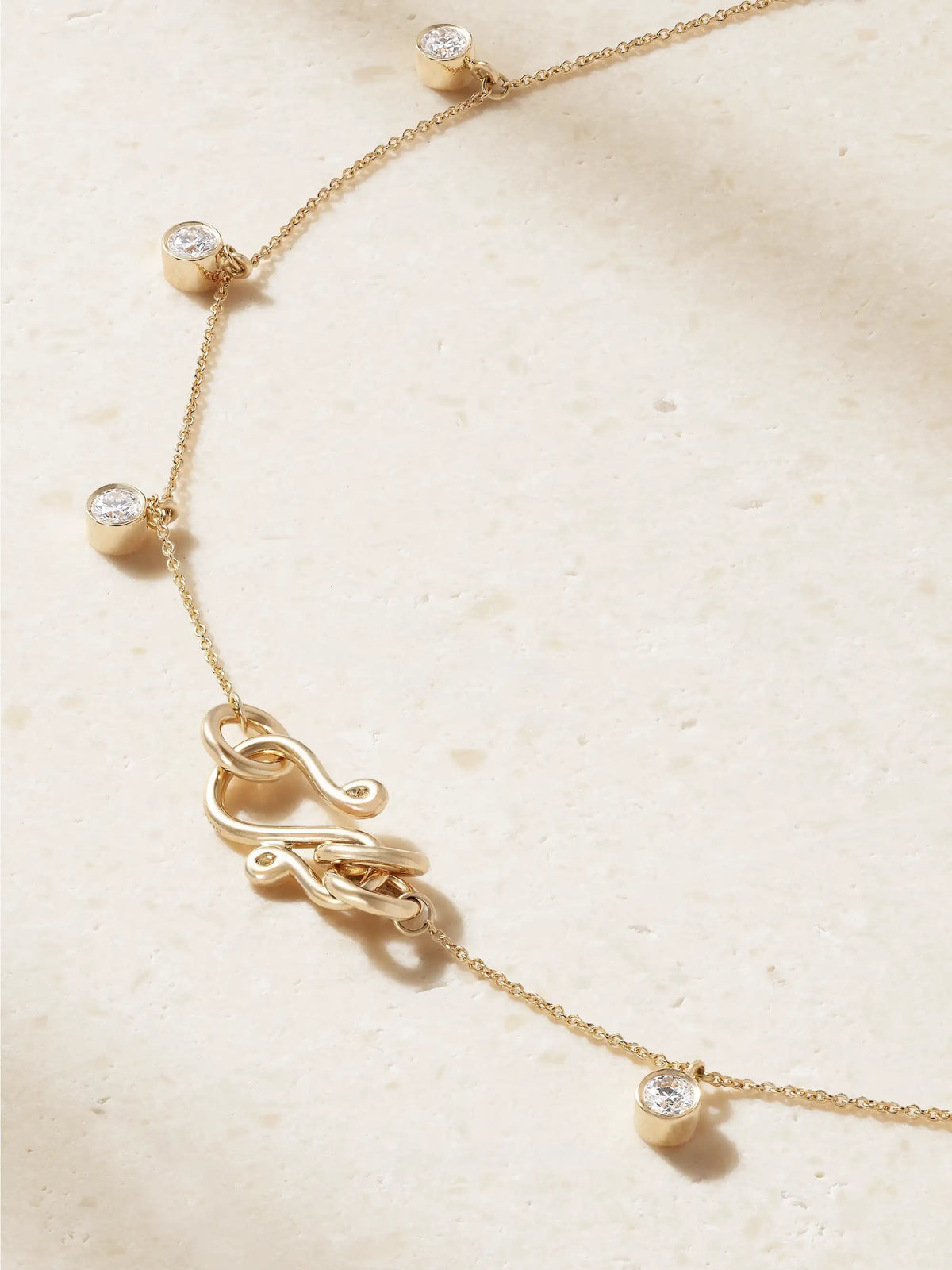 Lou Of The Valley 18-karat Recycled Gold Diamond Necklace