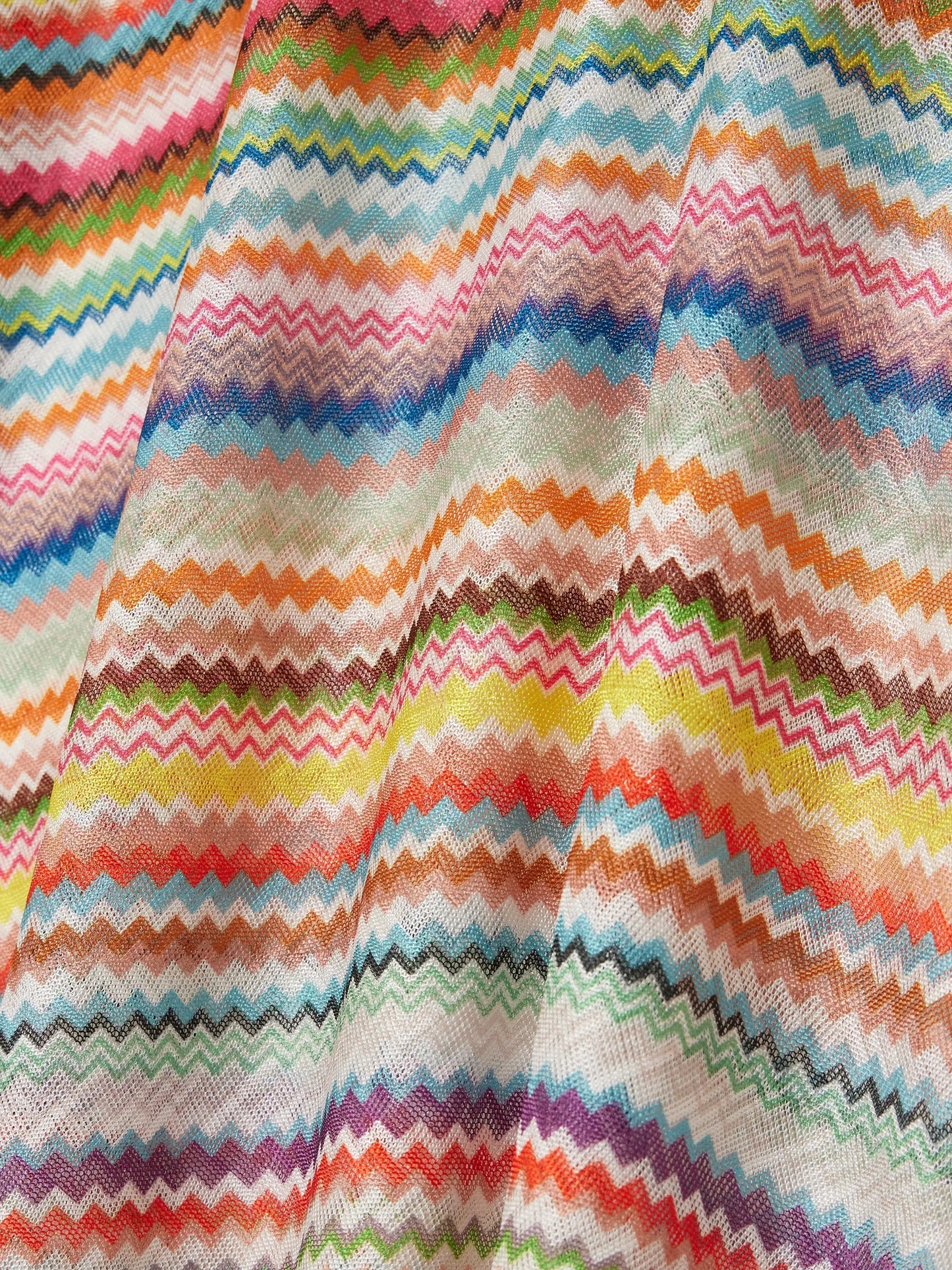 Mare Metallic Striped Crochet-knit Coverup