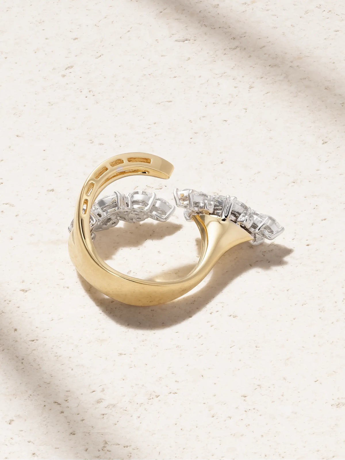 18-karat Yellow And White Gold Diamond Ring