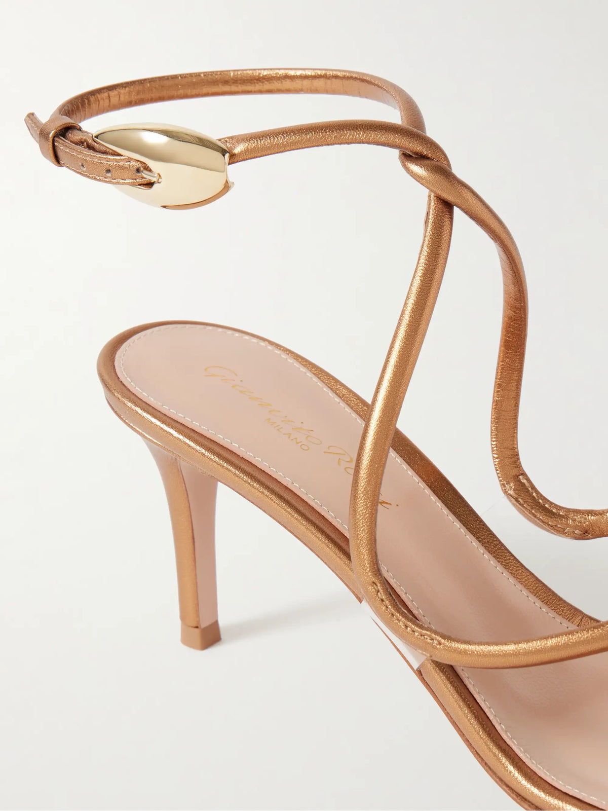 Jungle Mamba 70 Metallic Leather Sandals