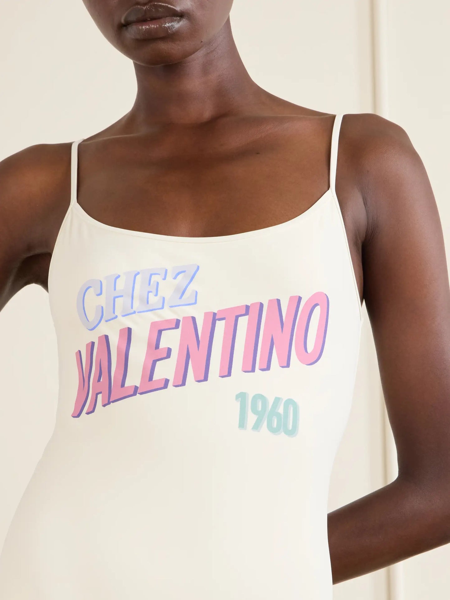 Logo Print Swimsuit