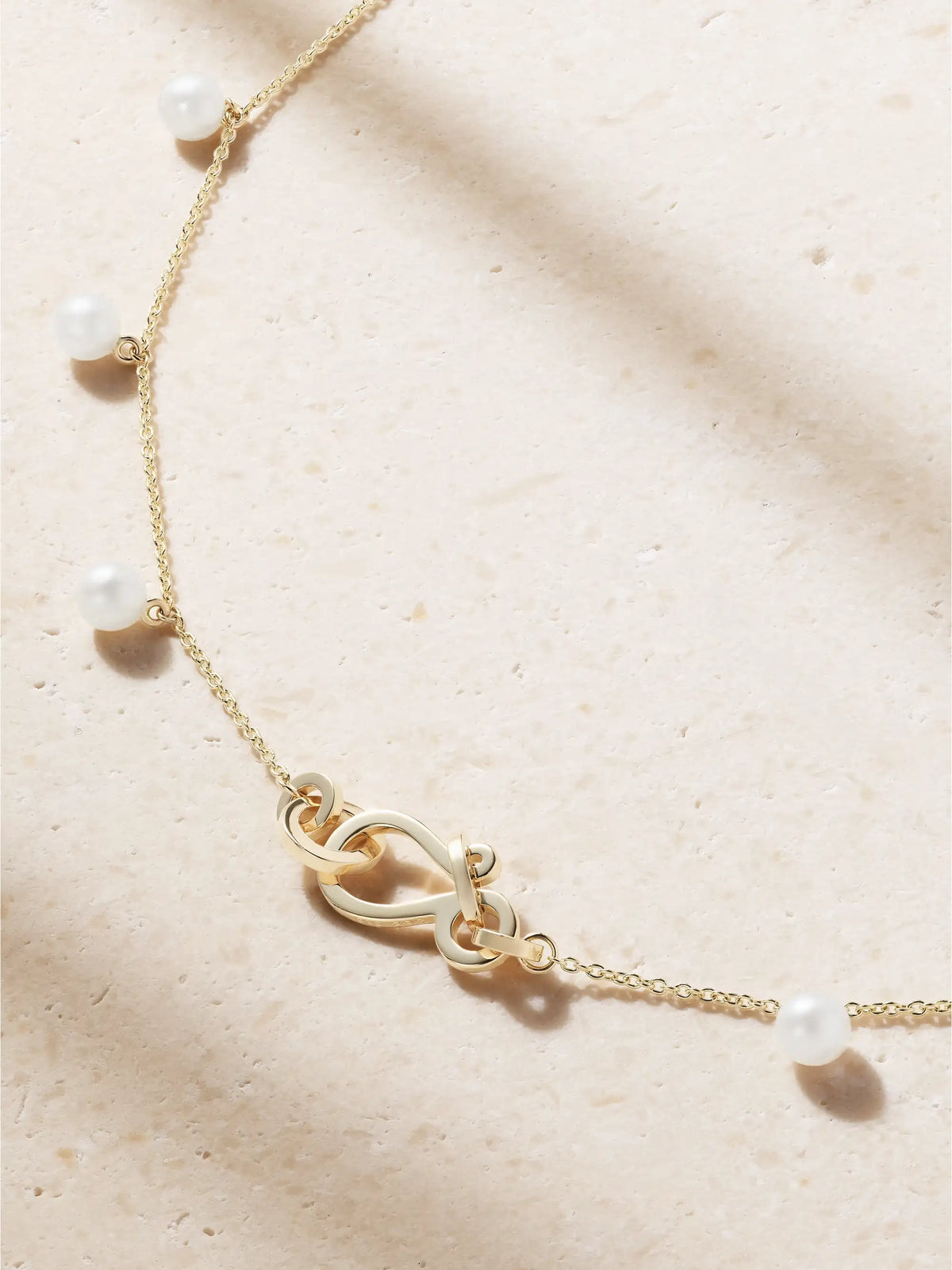 Lou Lou 14-karat Recycled Gold Pearl Necklace