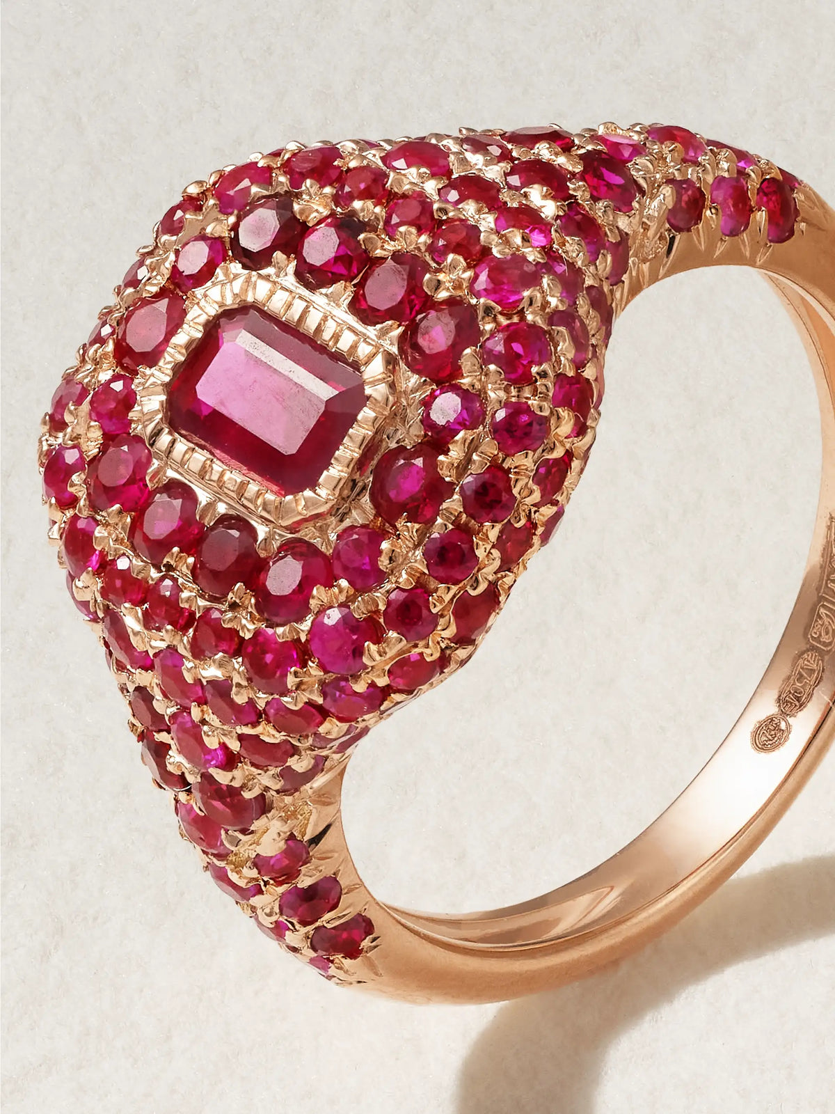SHAY 18-karat Rose Gold Ruby Ring