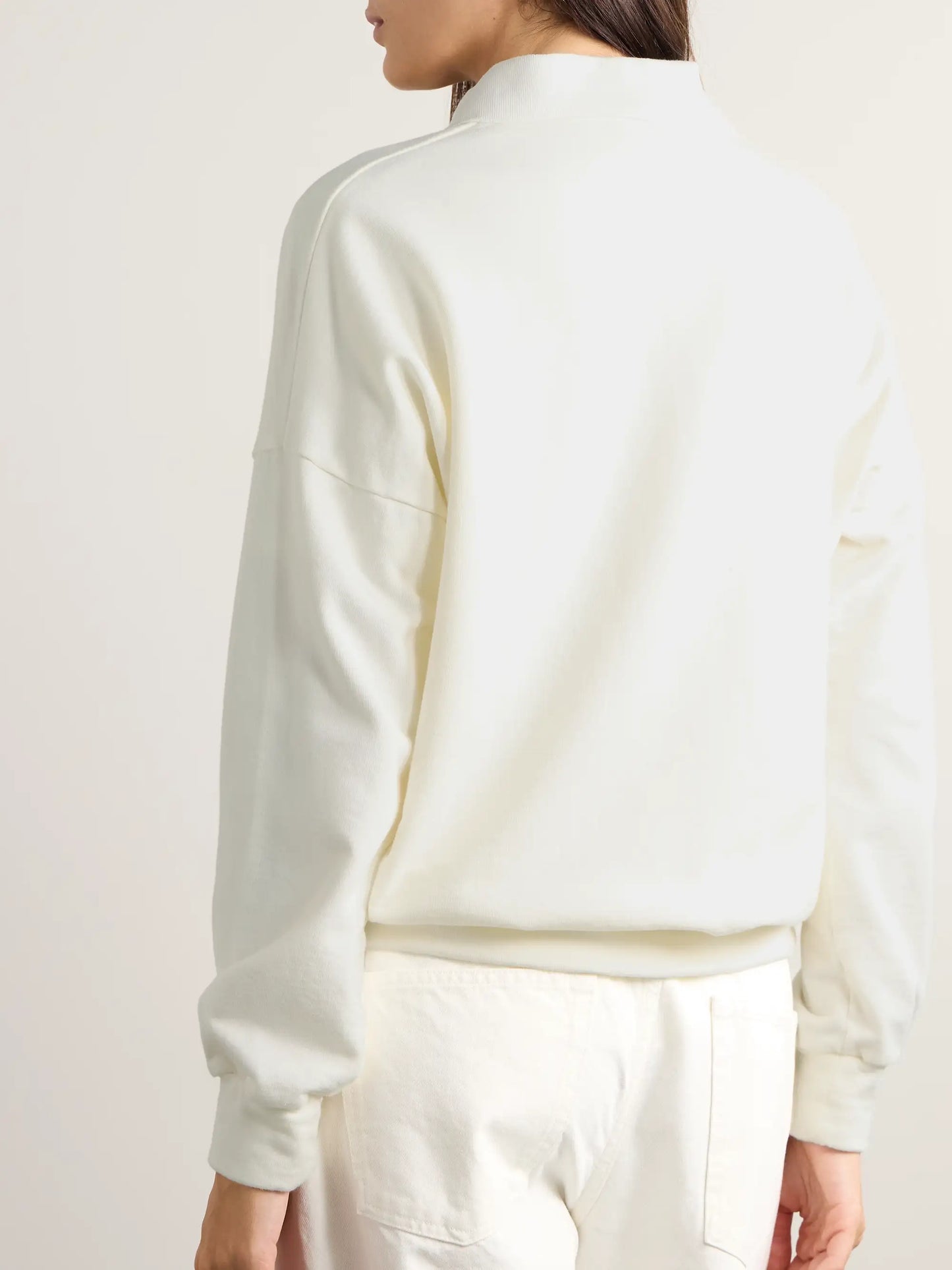 Essentials Corzas Cotton-terry Polo Top