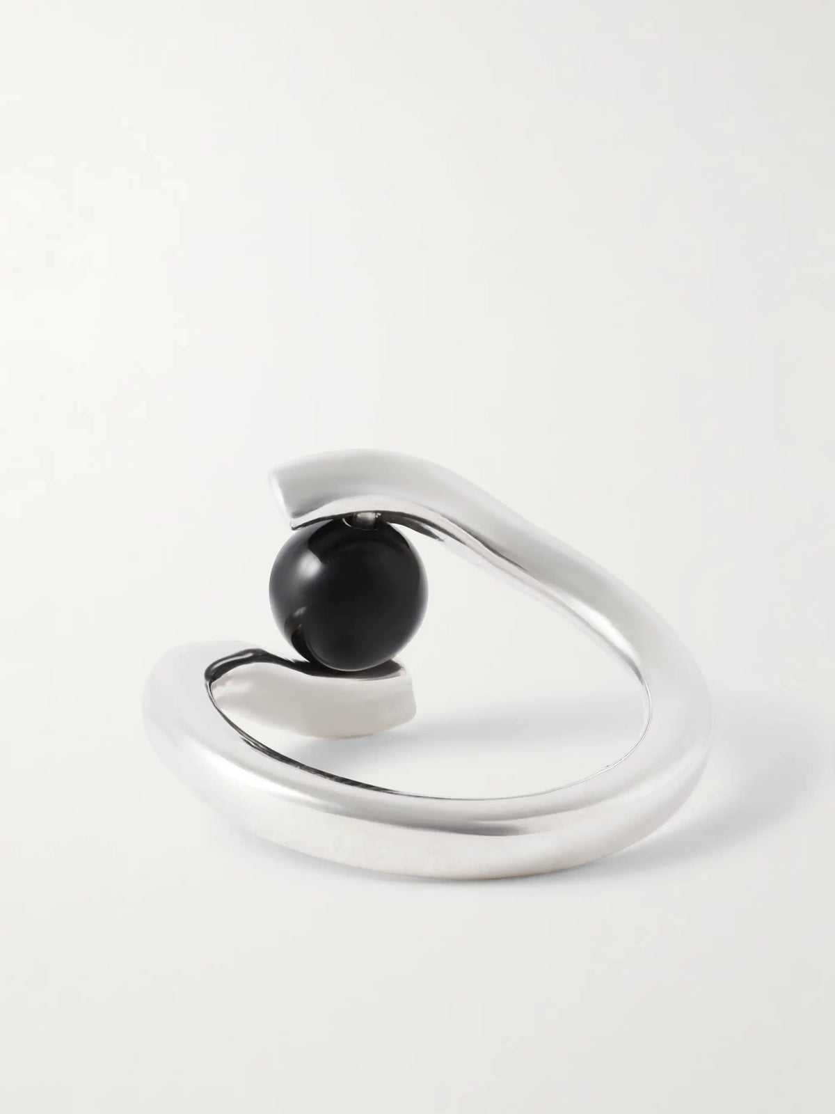 Claire Recycled Sterling Silver Onyx Ring