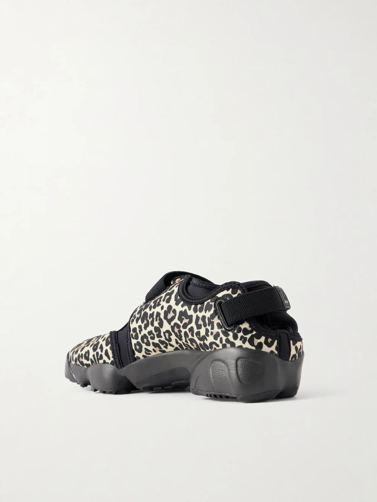 Air Rift Animal-print Mesh Split-toe Sneakers