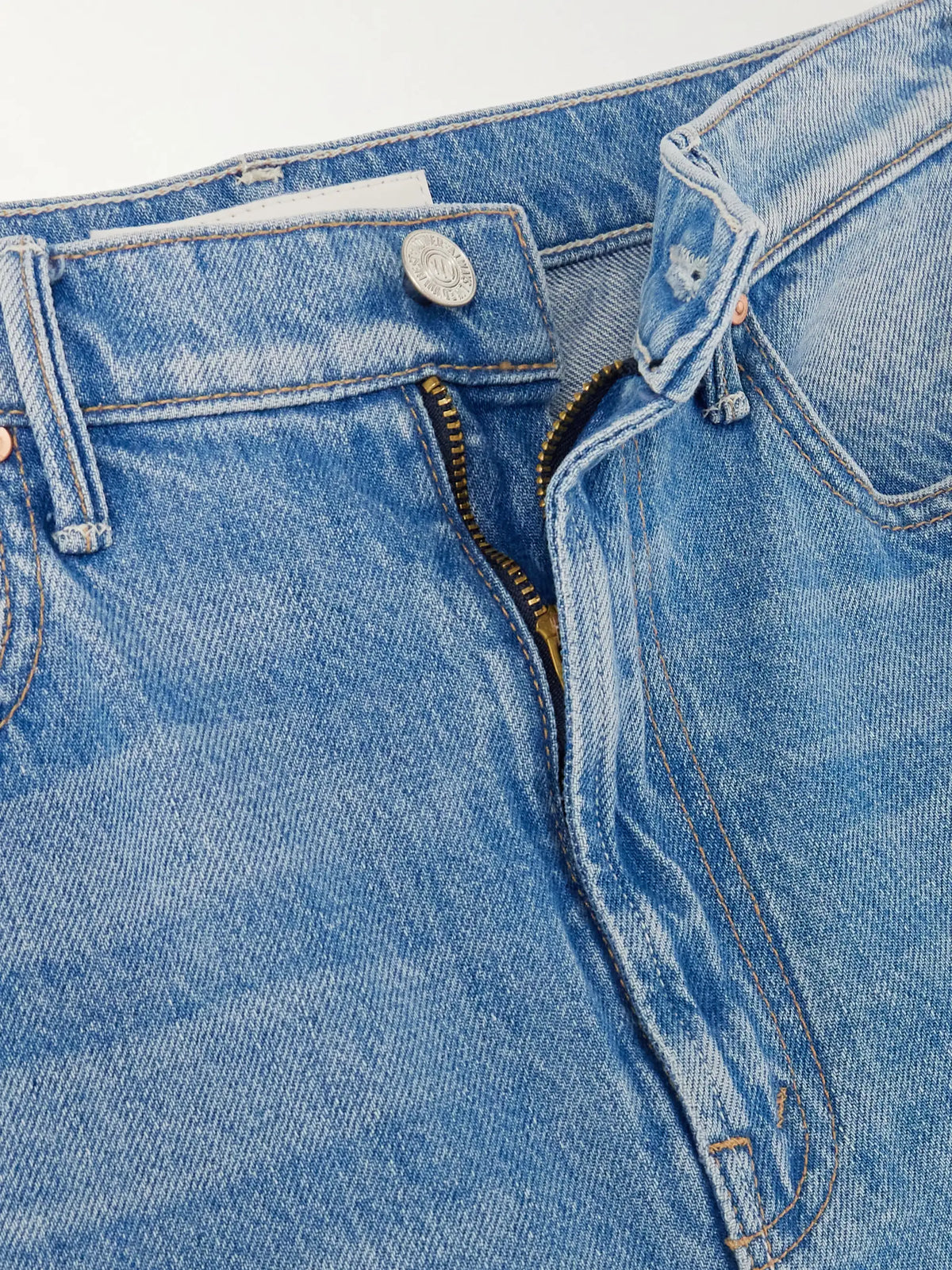 The Half Pipe Ankle Cuff Fray High-rise Wide-leg Jeans