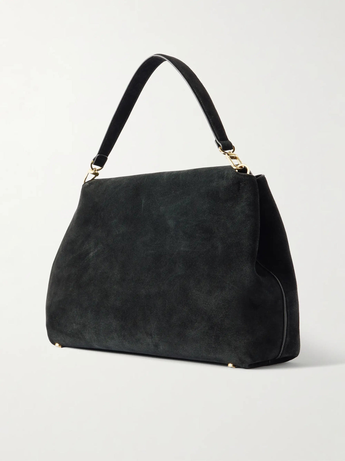 T-lock Suede Shoulder Bag