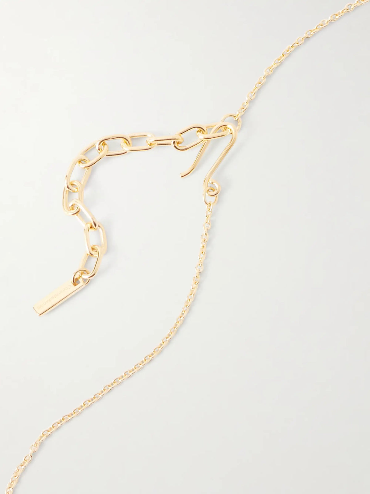 Gold-plated, Crystal And Pearl-like Necklace
