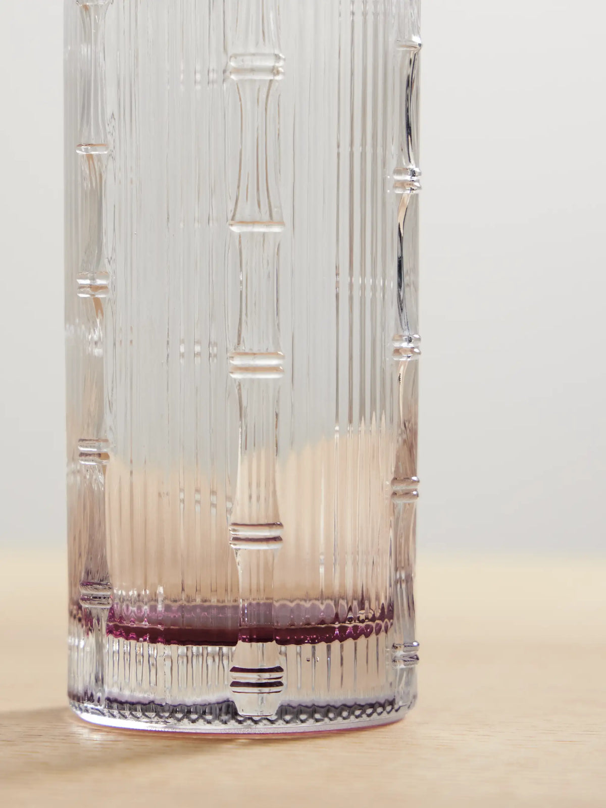 Bamboo Set Of Two Crystal Highball Glasses