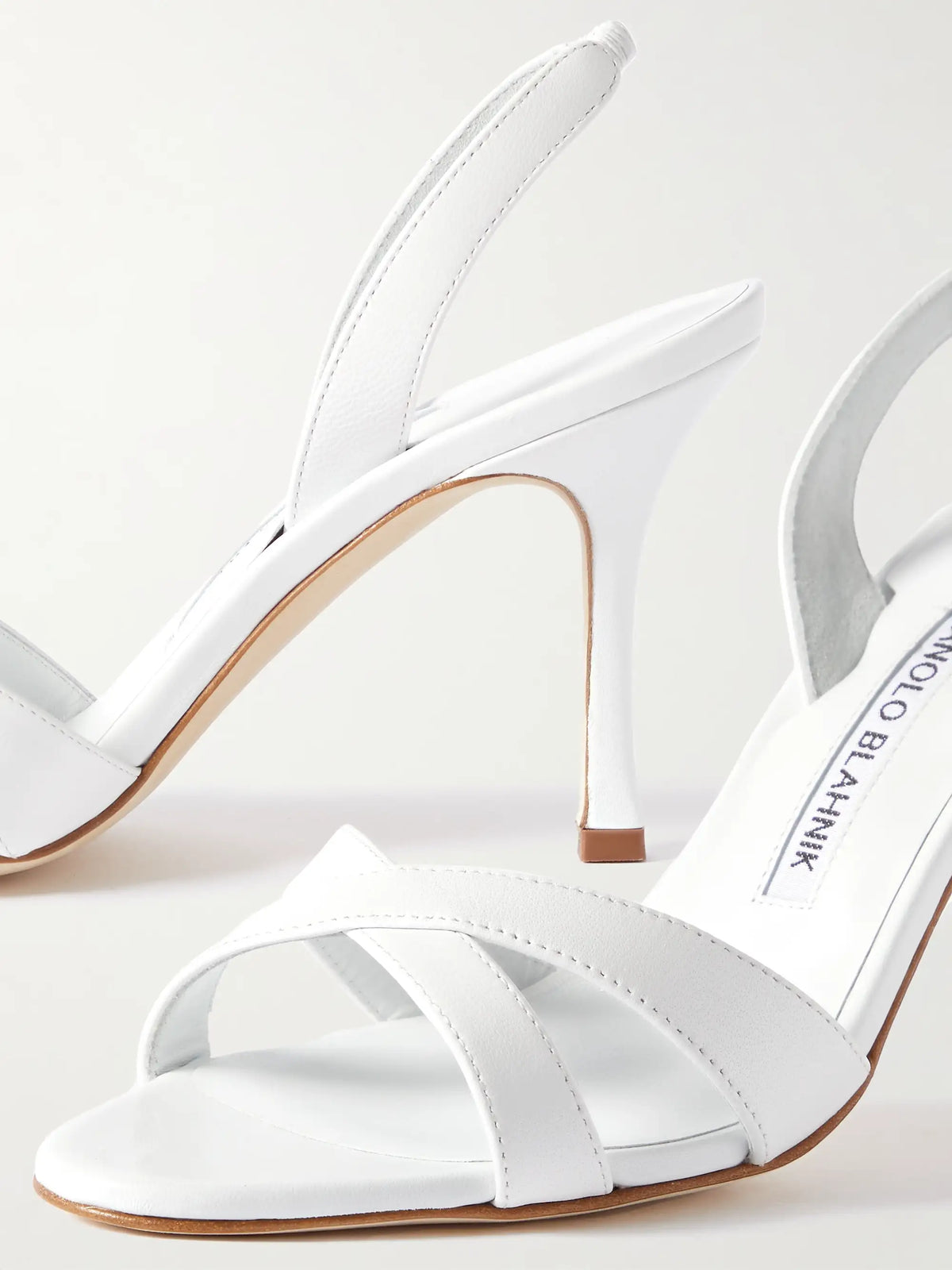 Callasli 90 Leather Slingback Sandals