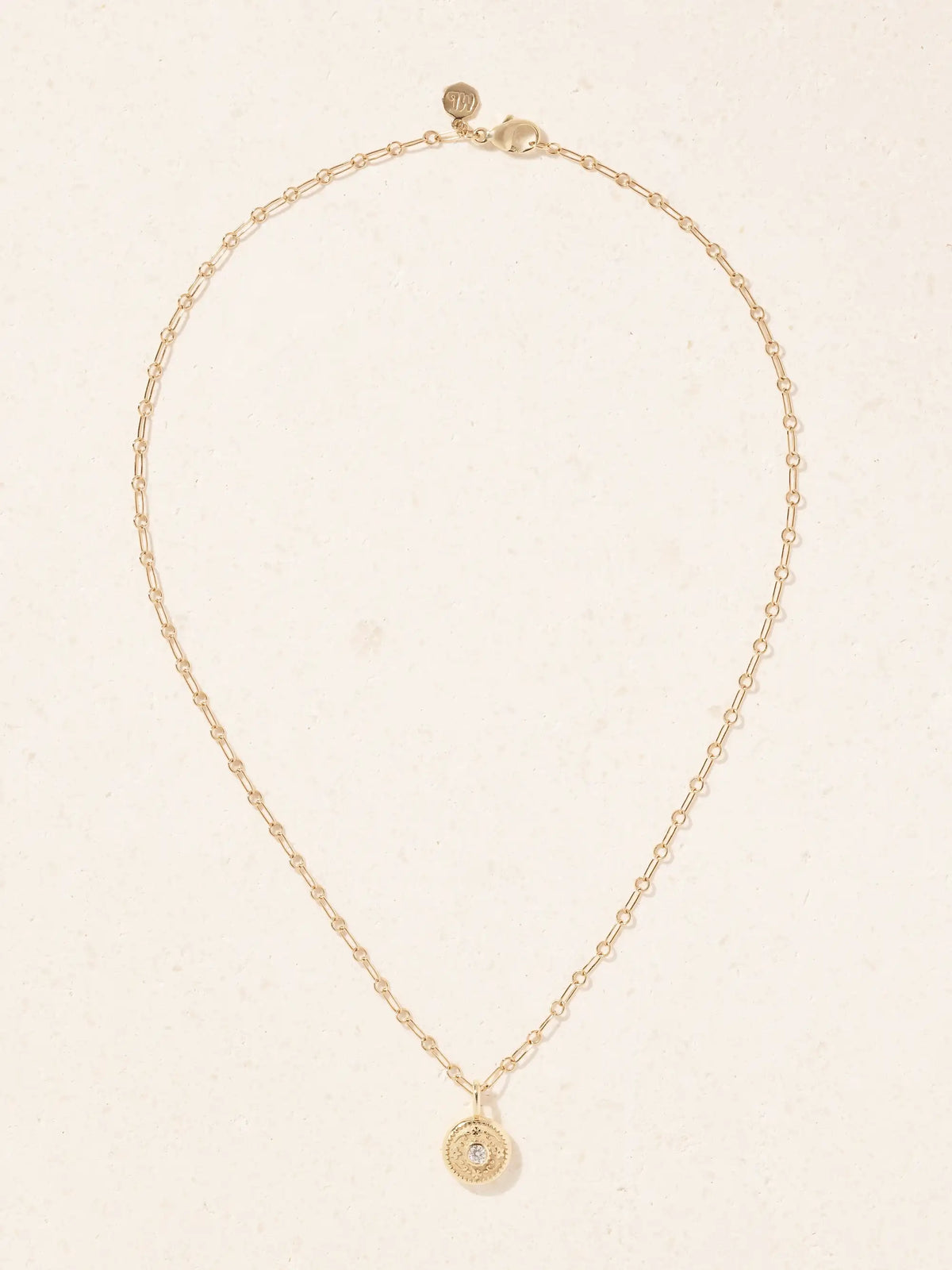 Lasso 14-karat Gold Diamond Necklace