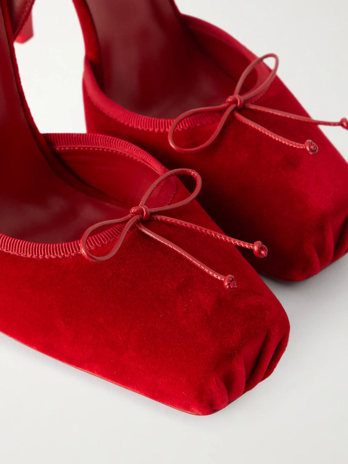 Christian Louboutin Cassia Lace Up 100 Velvet Pumps