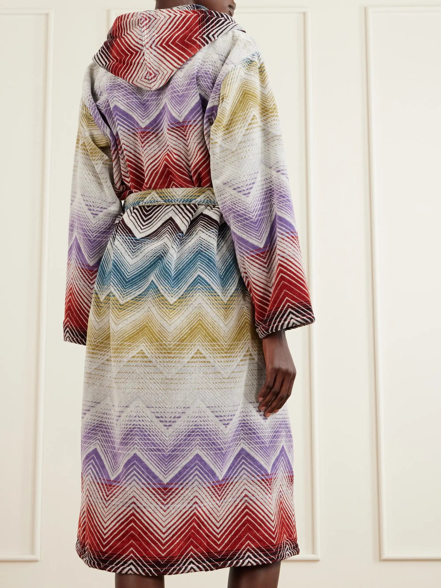 Marea Striped Cotton-terry Robe