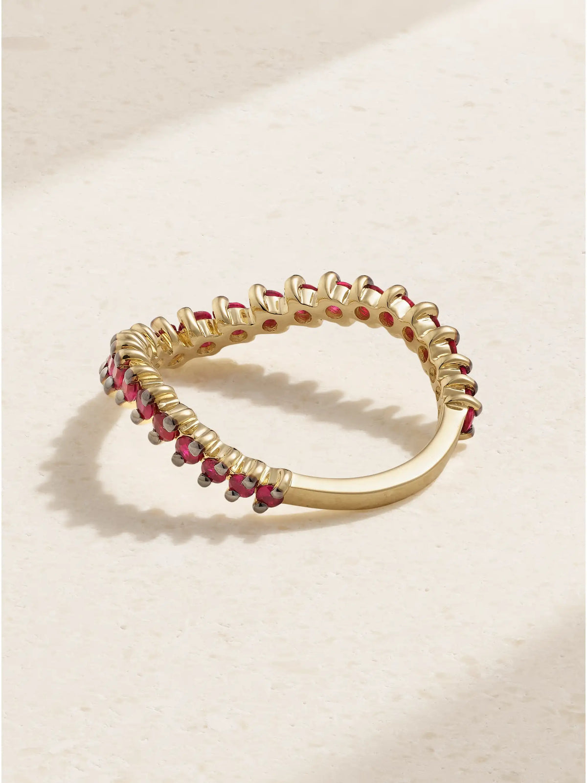 Alliance 9-karat Gold Ruby Ring