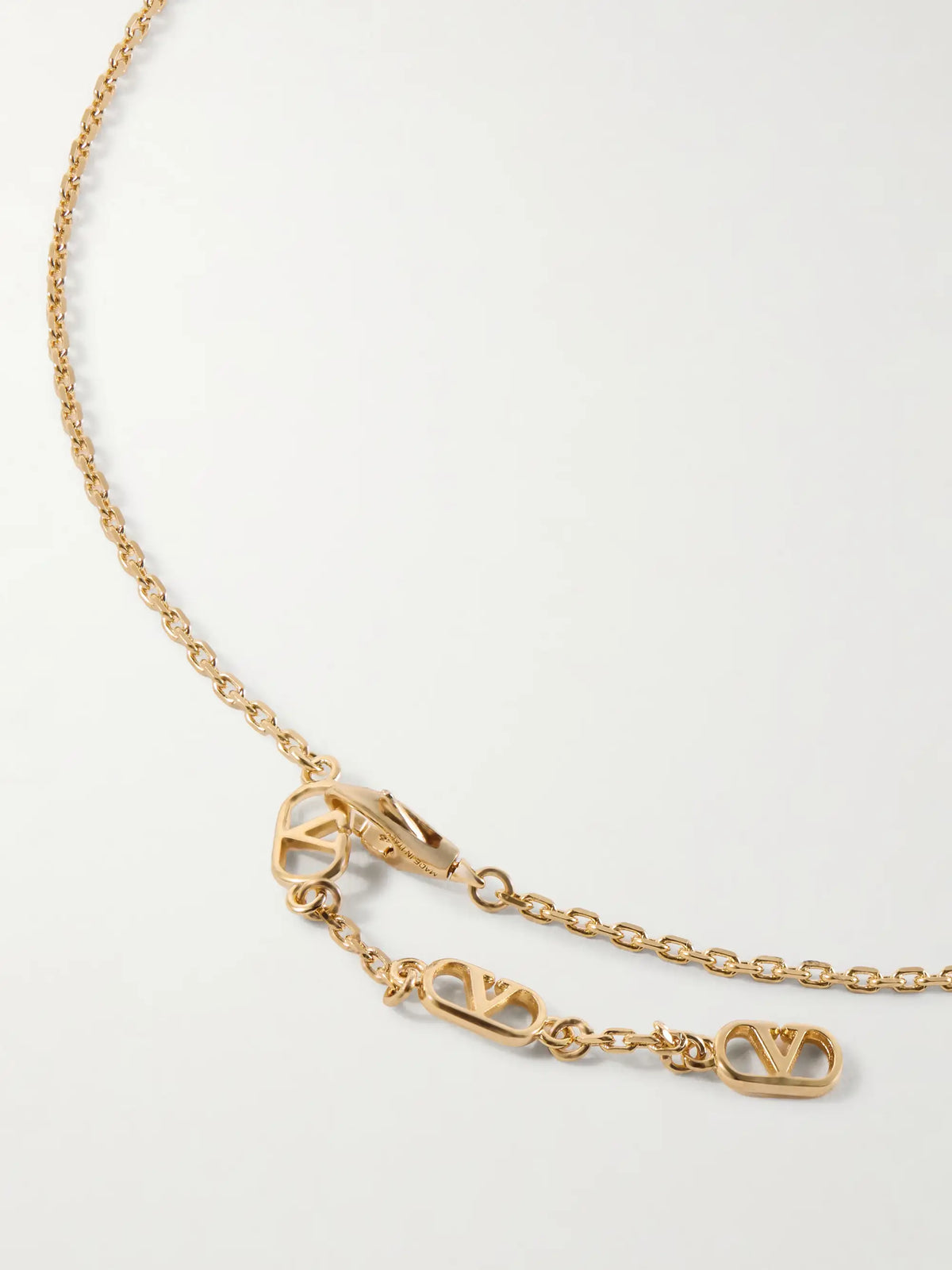 Vlogo Gold-tone, Stone And Crystals Necklace