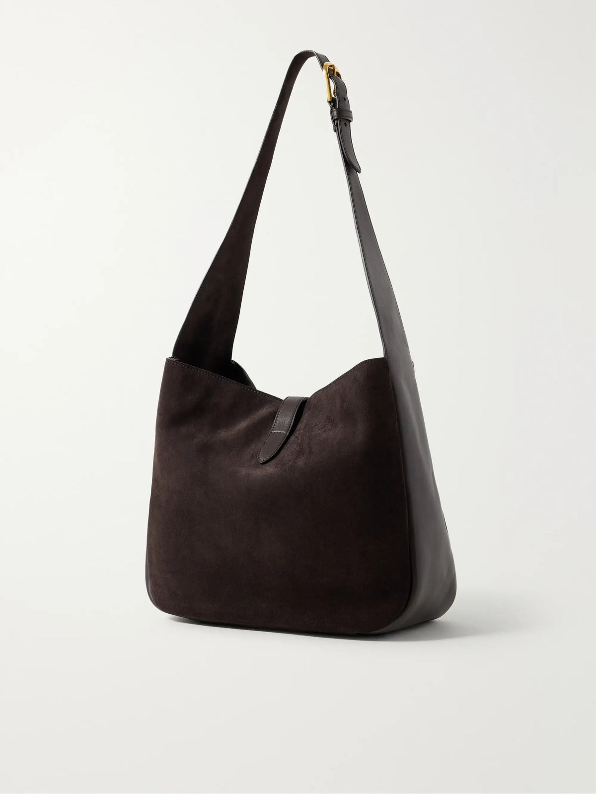 Anita Suede And Leather Shoulder Bag