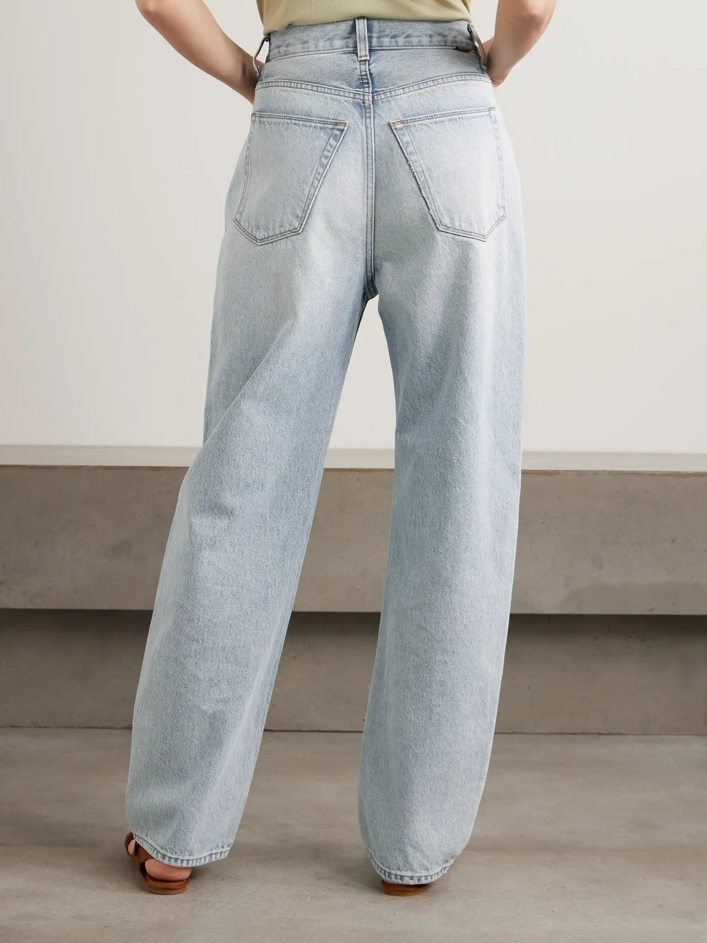 The Fan Mid-rise Wide-leg Jeans