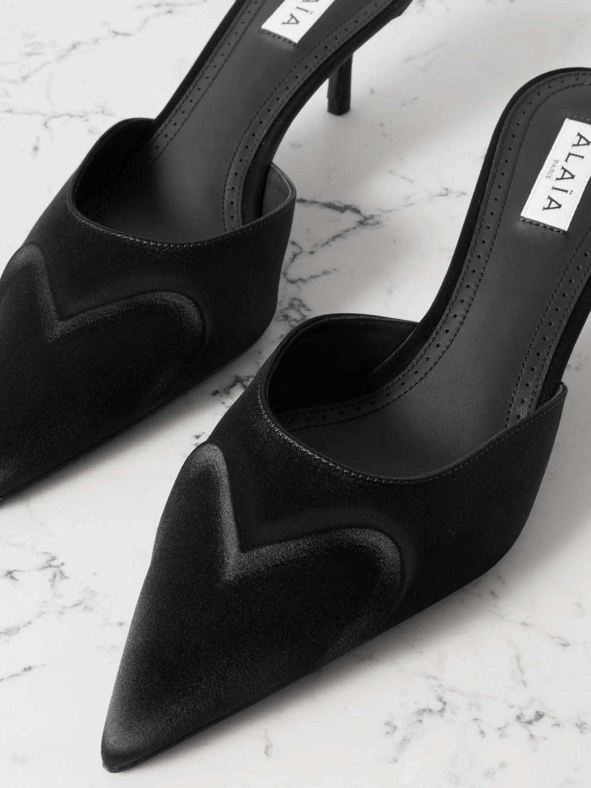 55 Satin Mules