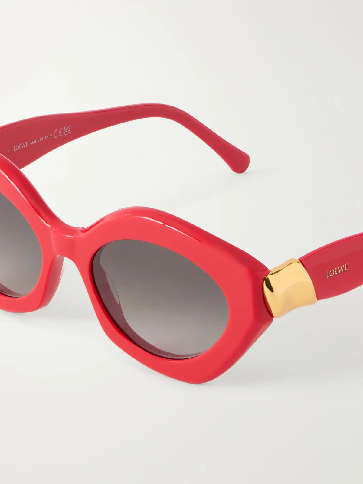Loewe Coil Cat-eye Acetate Sunglasses