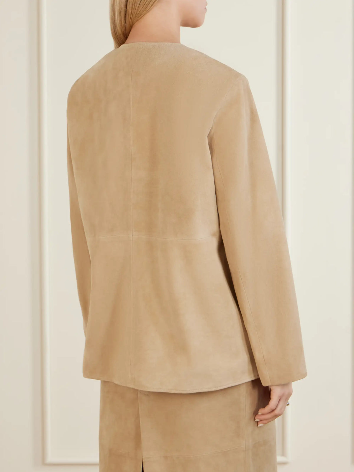 Nour Hammour Suede Jacket