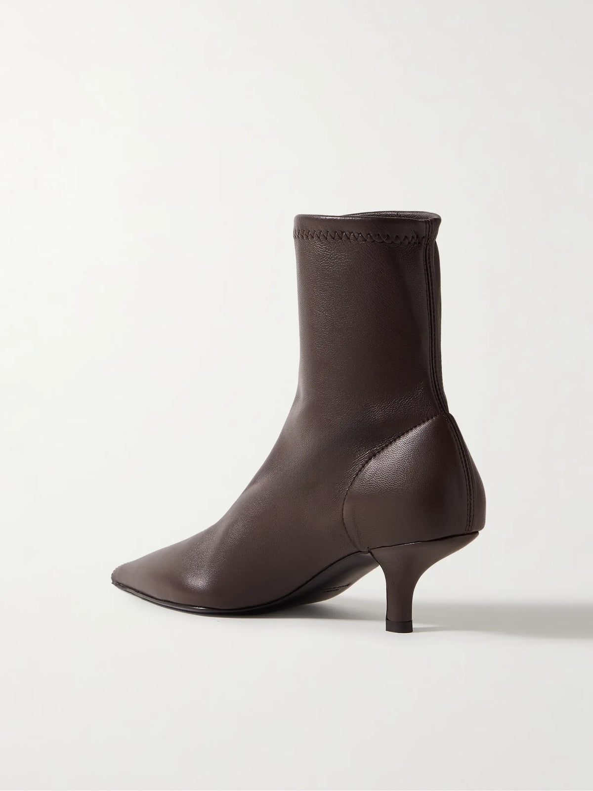 The Heeled Sock Leather Ankle Boots