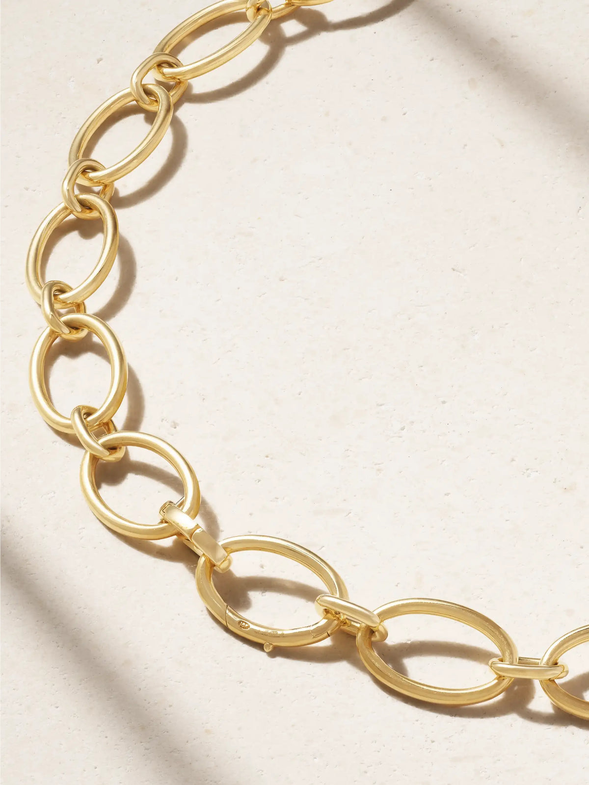Balance Oval Infinity 18-karat Gold Diamond Necklace