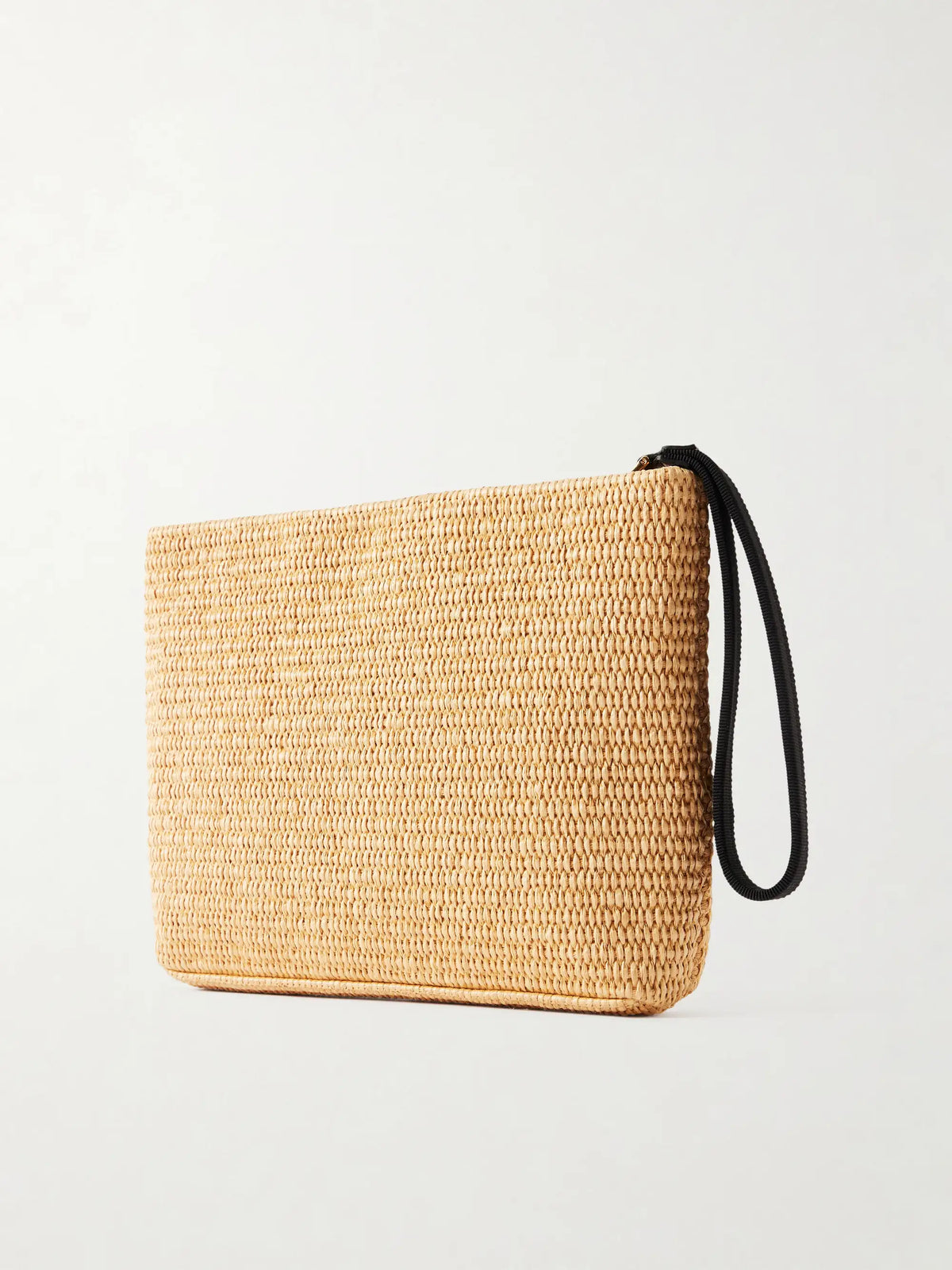 Logo Raffia Clutch