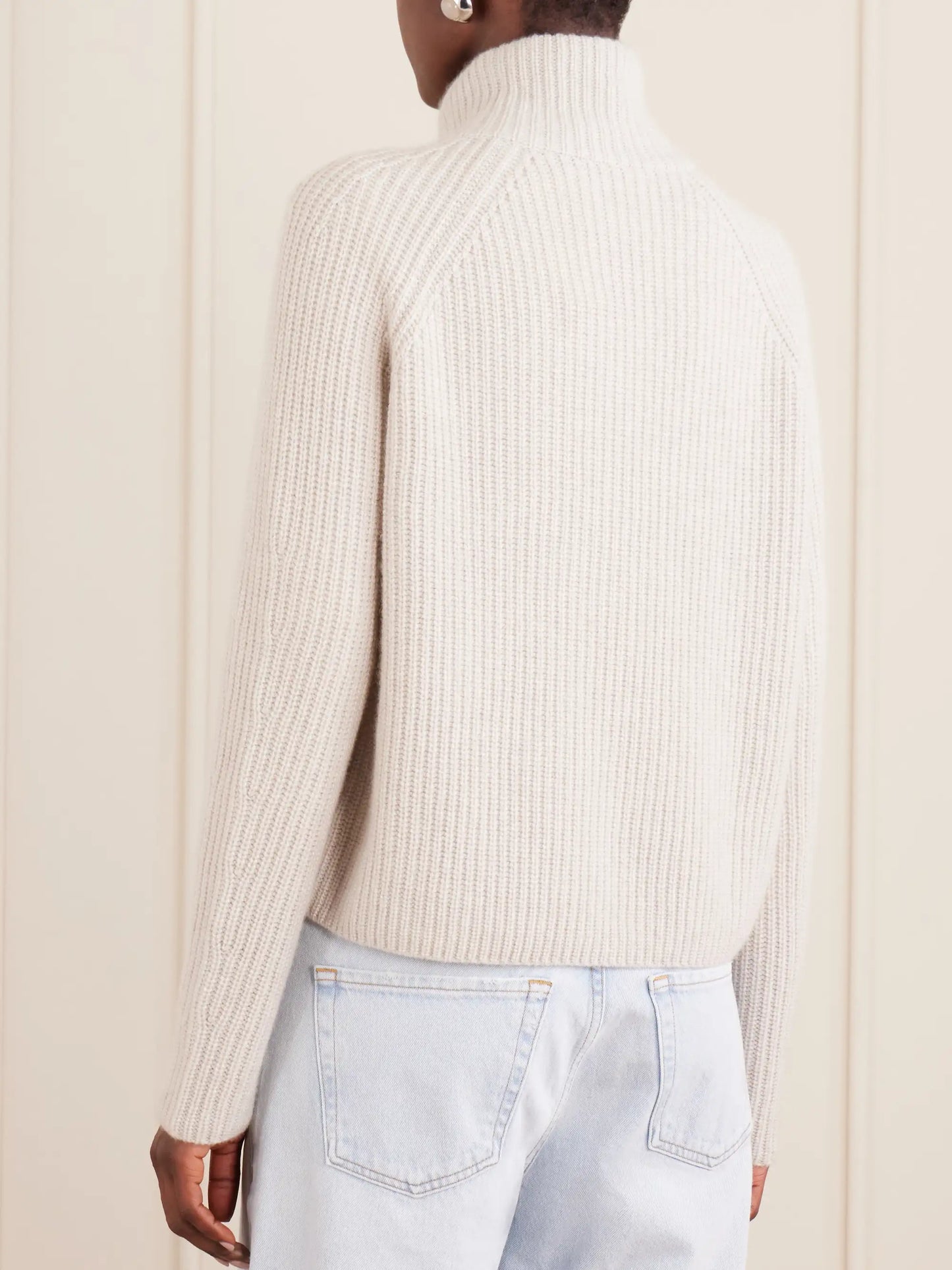 Sadie Ribbed Cashmere Cardigan
