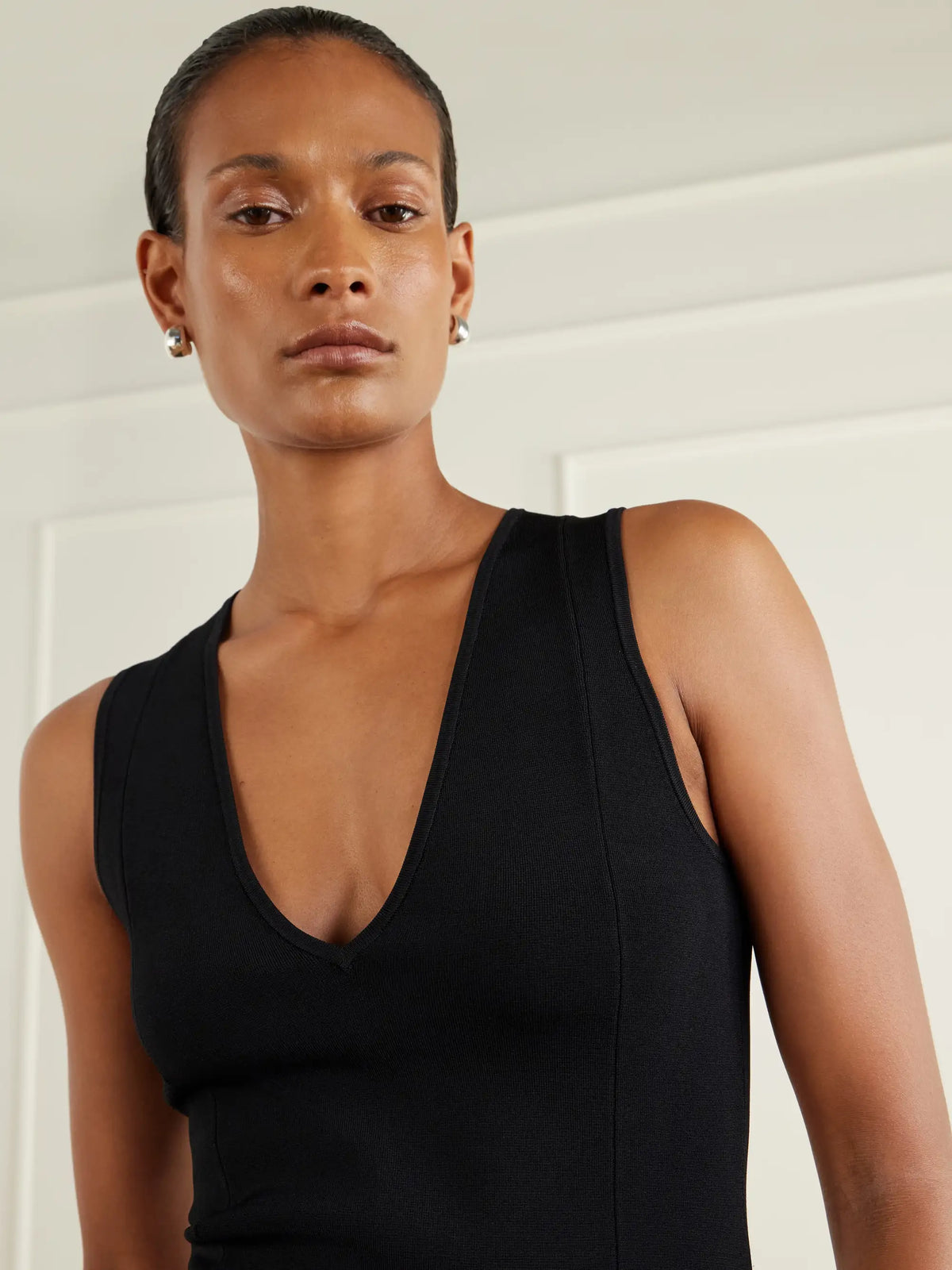 Maria McManus Peplum Knitted Top