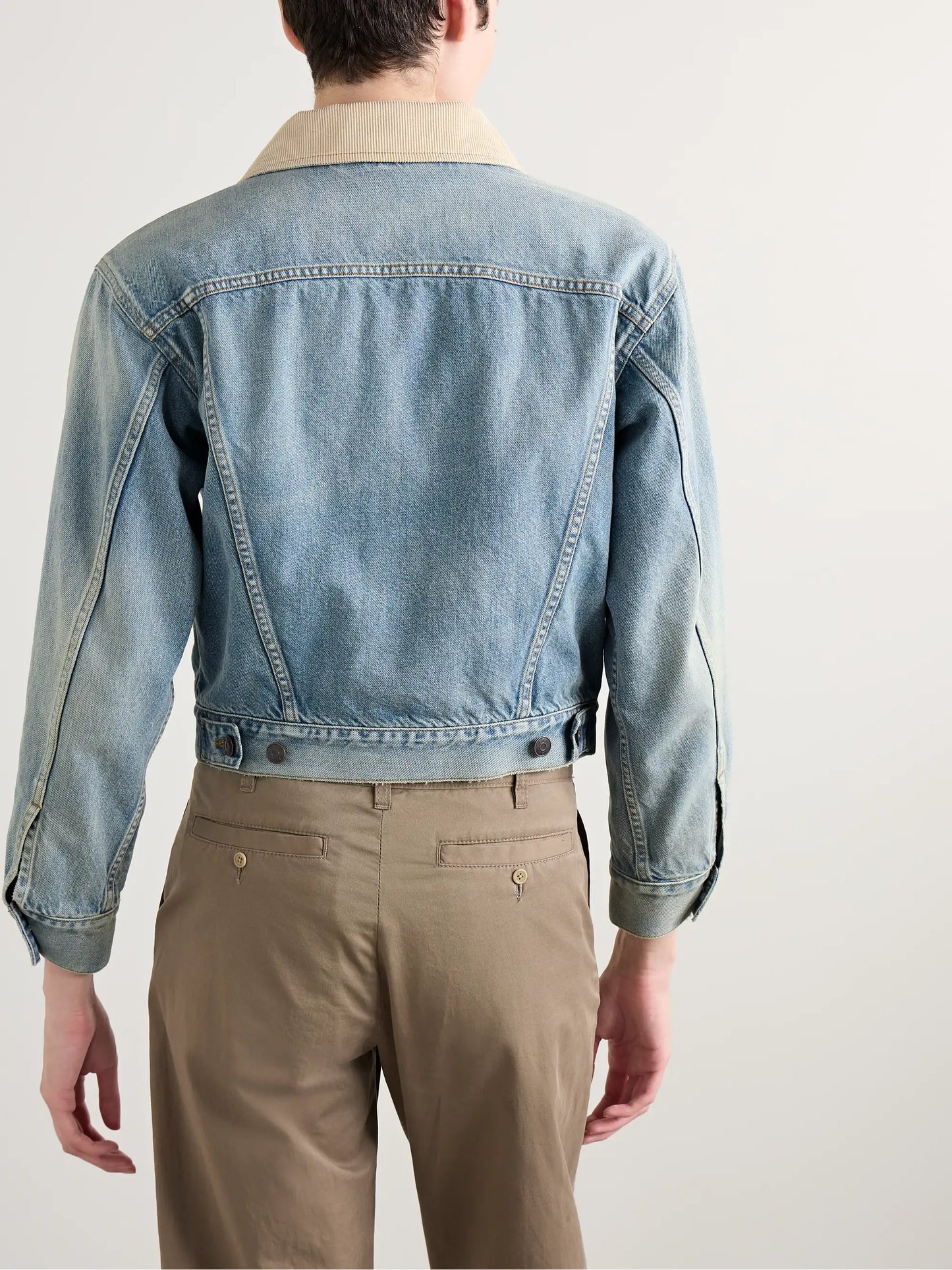 Joras Twill-trimmed Denim Jacket