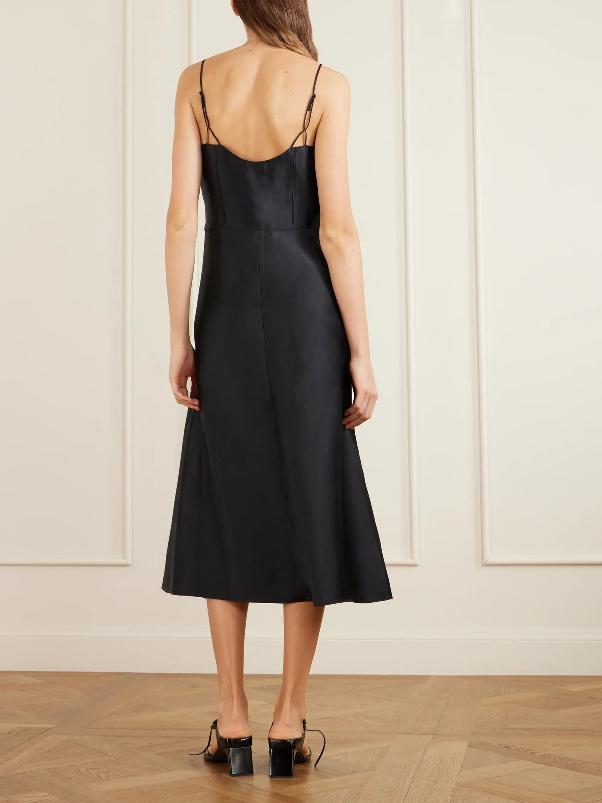 Fia Satin Midi Dress