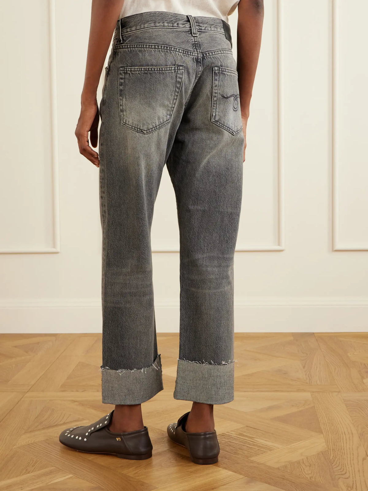 Romeo Cropped Mid-rise Flared Jeans