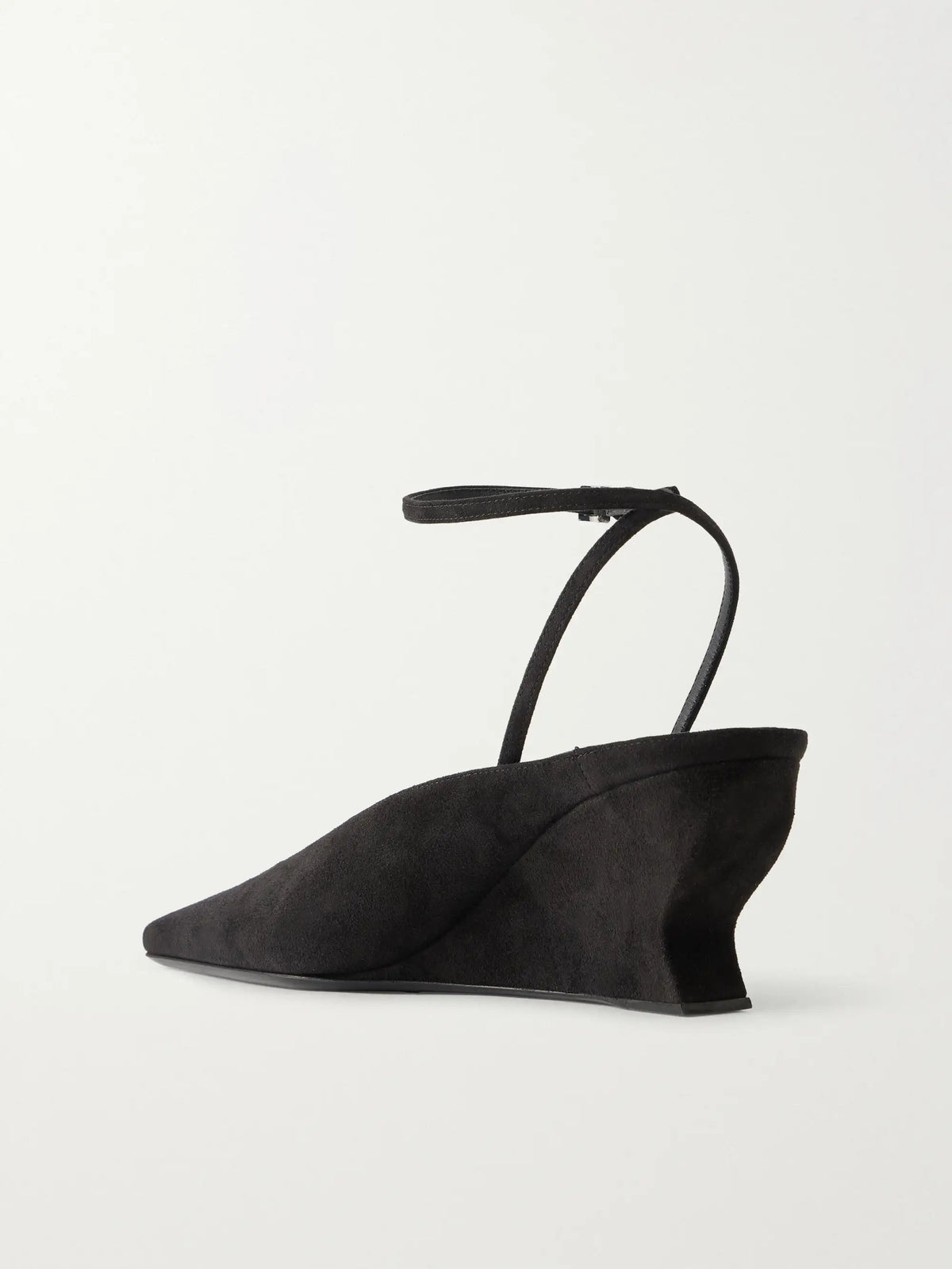 60 Suede Wedge Pumps