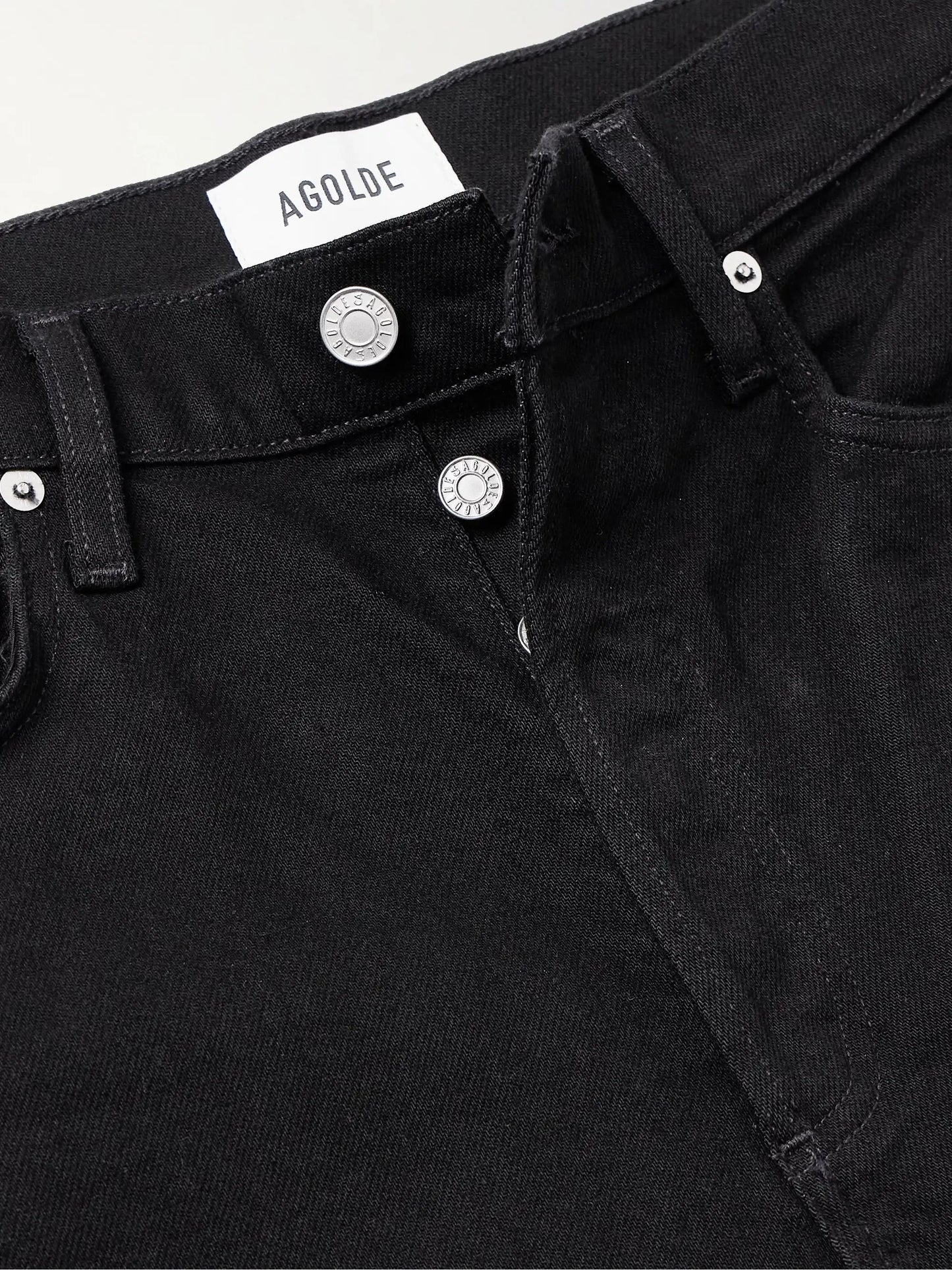 '90s Pinch Waist Cropped High-rise Straight-leg Jeans