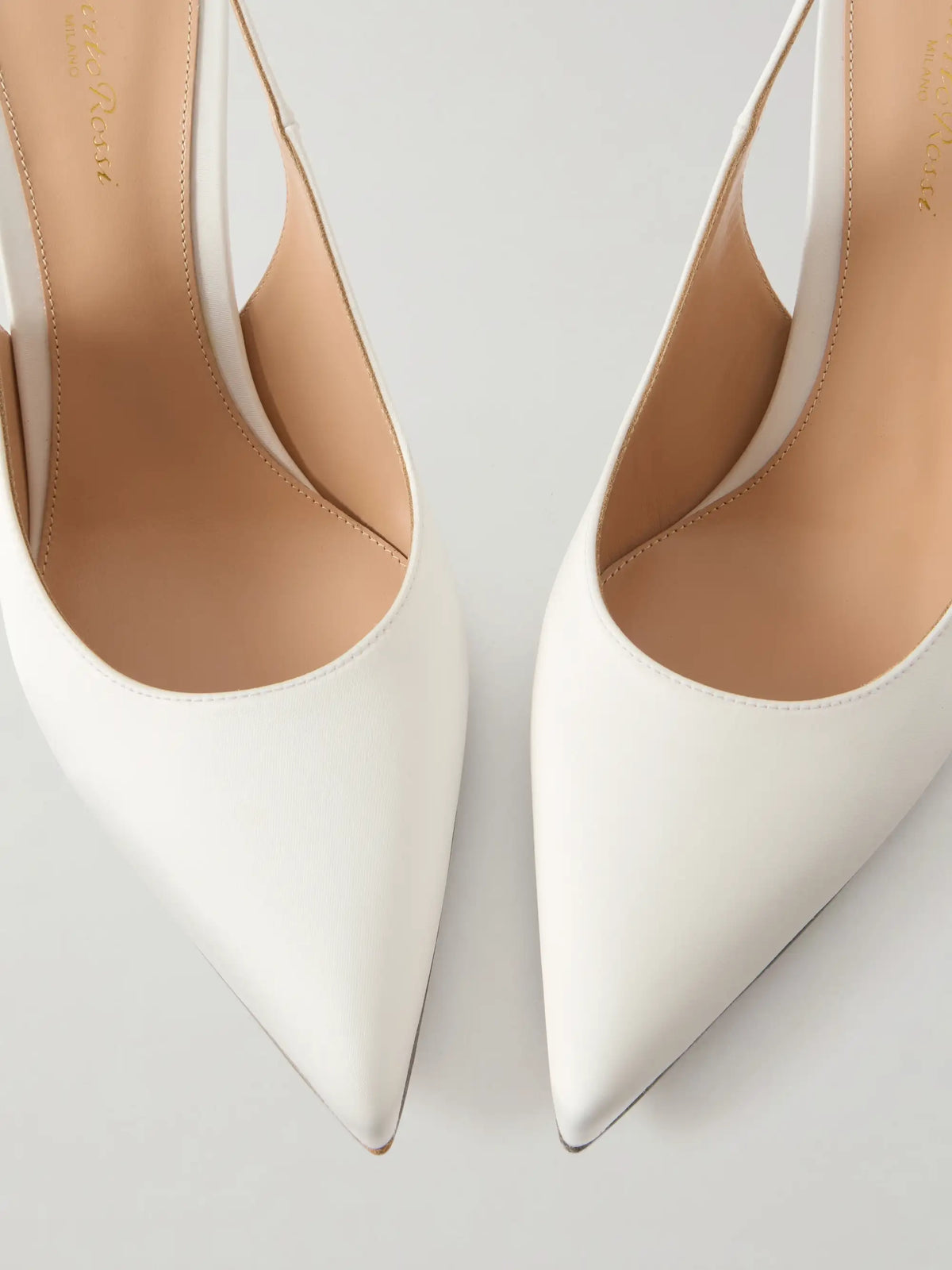 Ribbon 85 Satin Slingback Pumps