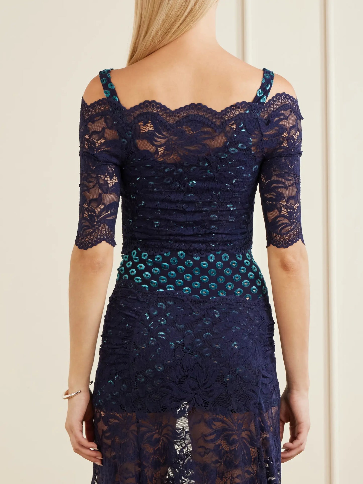 Devoré Lace Blouse