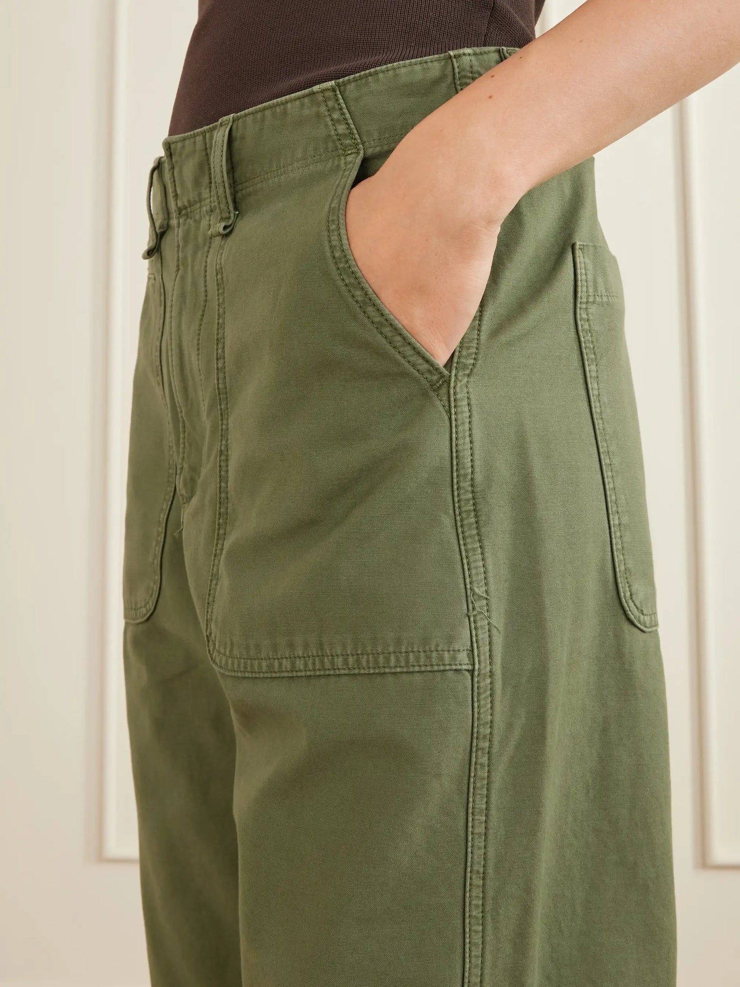 Winslow Utility Cotton Straight-leg Pants