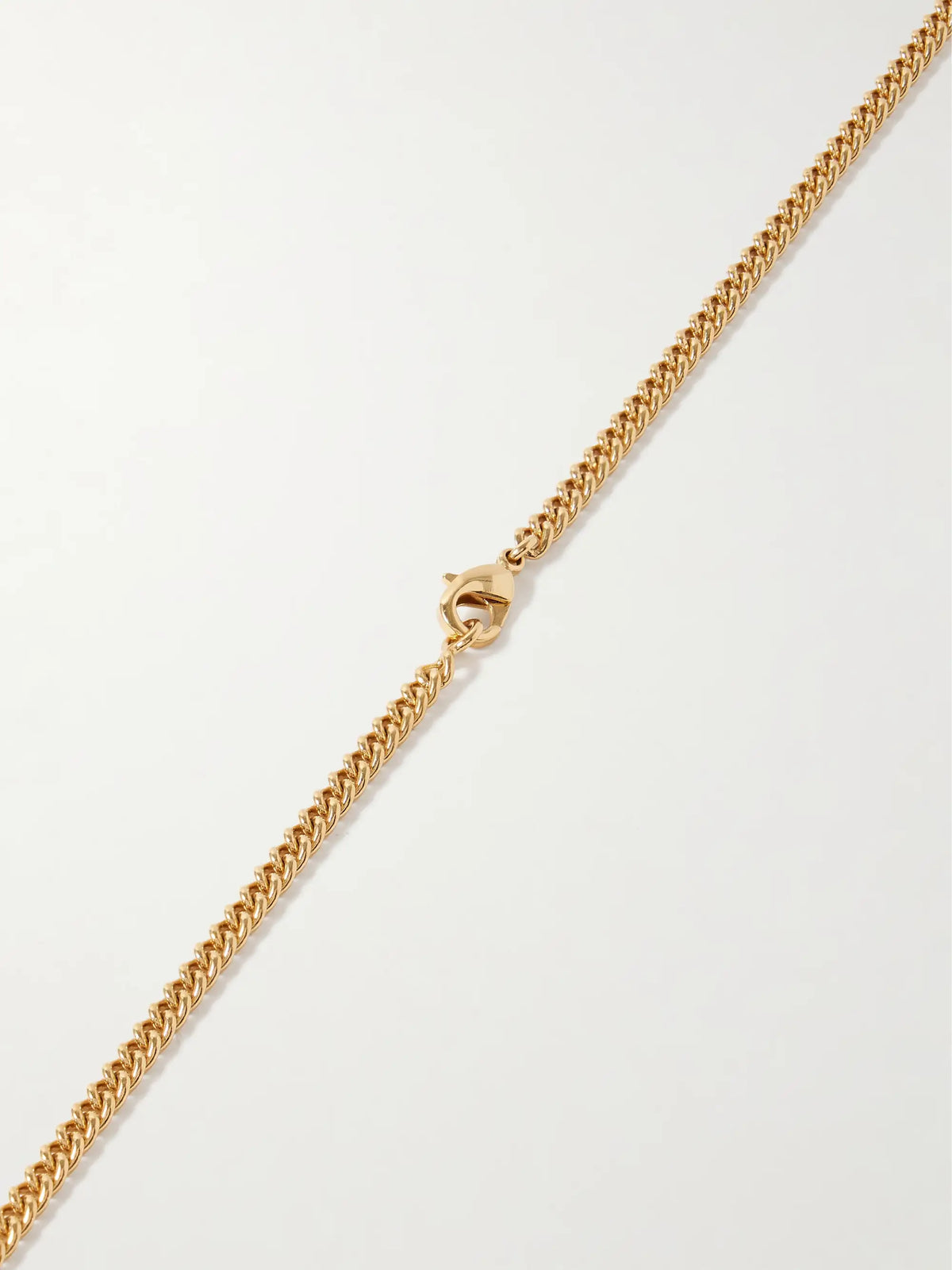 Lotus Small Gold-plated Necklace