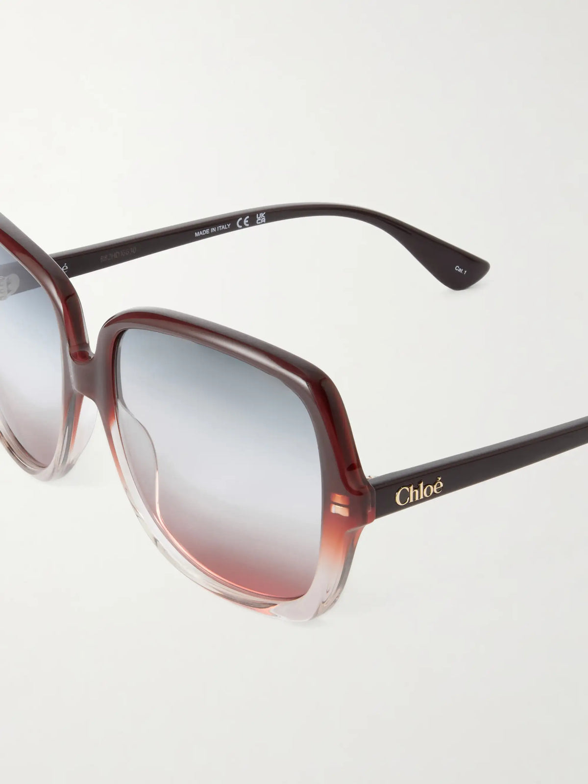 Chloé Salomé Aviator-style Recycled-acetate Sunglasses
