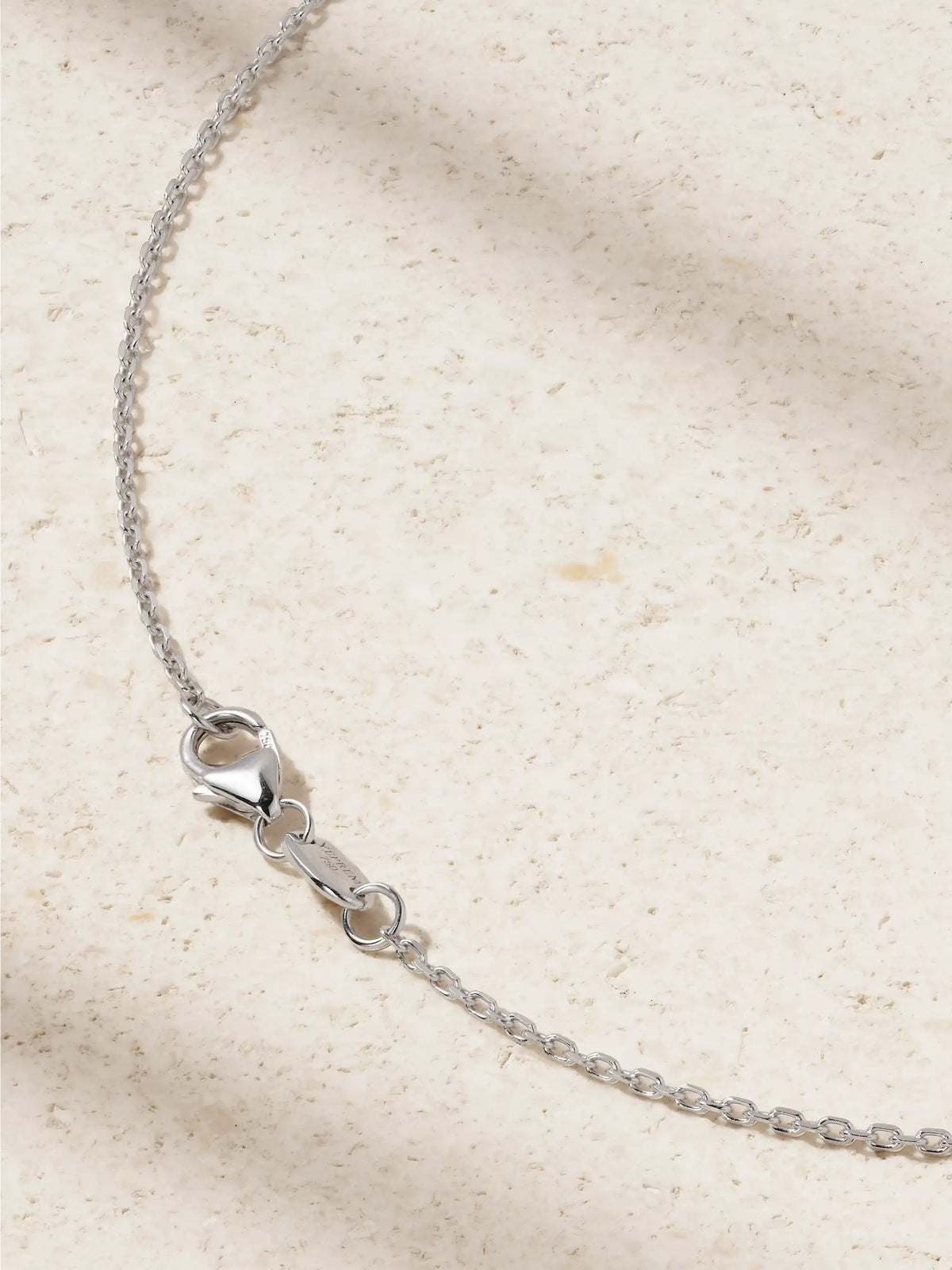 YEPREM 18-karat White Gold Diamond Necklace
