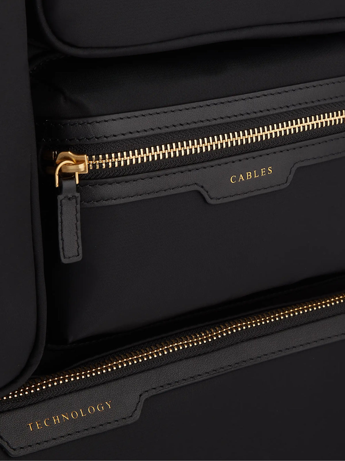 Shorthaul Trolley Leather-trimmed Econyl Suitcase