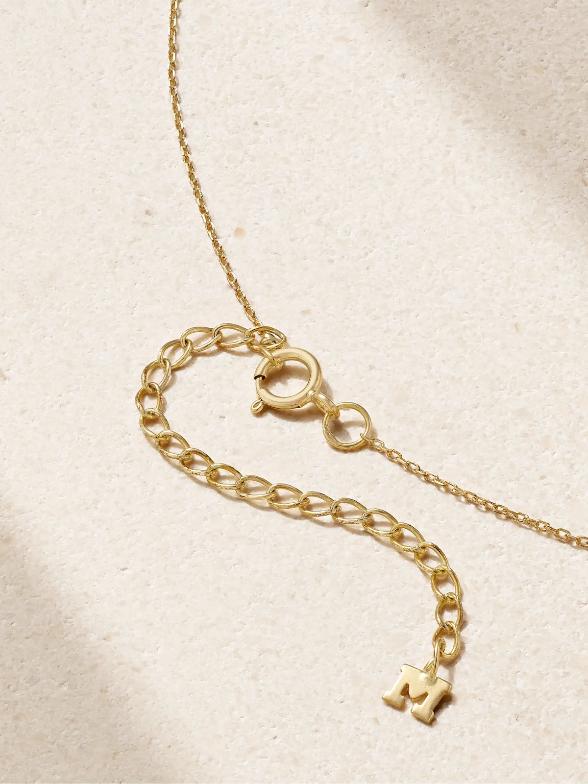 Donut 14-karat Gold, Jade And Diamond Necklace
